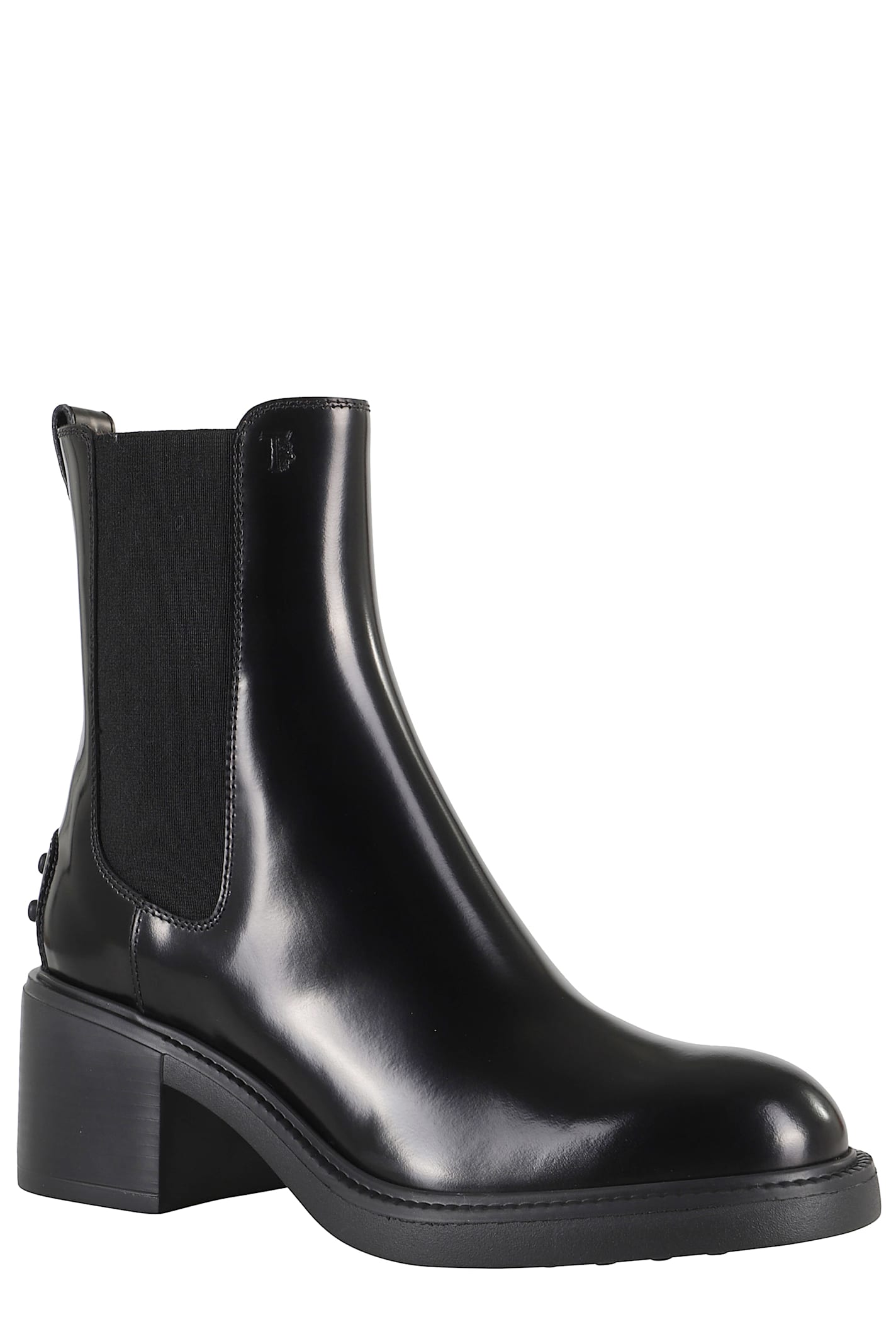 Tod's Gomma T60 73l Tronchetto Elastico In Black