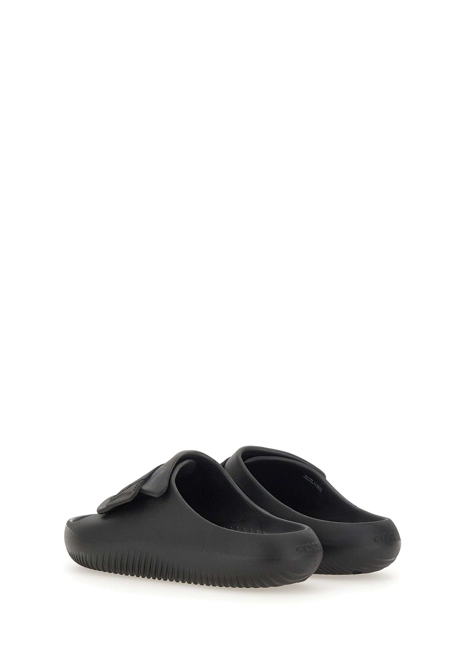 Shop Crocs Mellow Luxe Recovery Slide In Blk Black