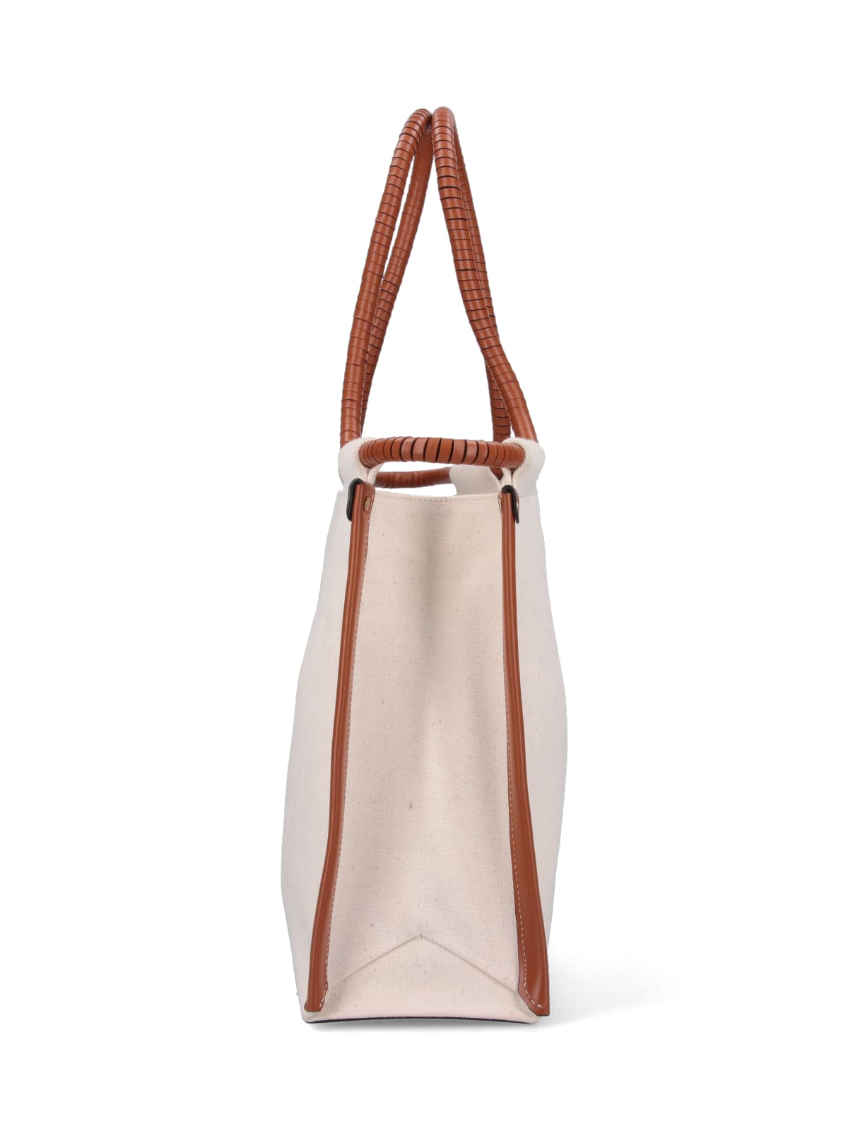 Shop Isabel Marant Toledo Tote Bag In Crema