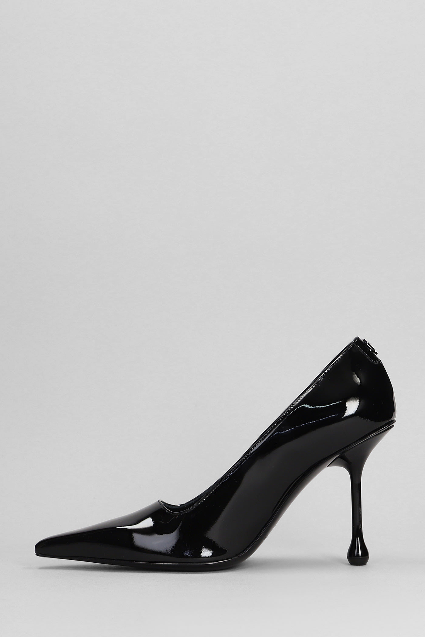 Shop Jimmy Choo Ixia 95 Pumps In Black Patent Leather