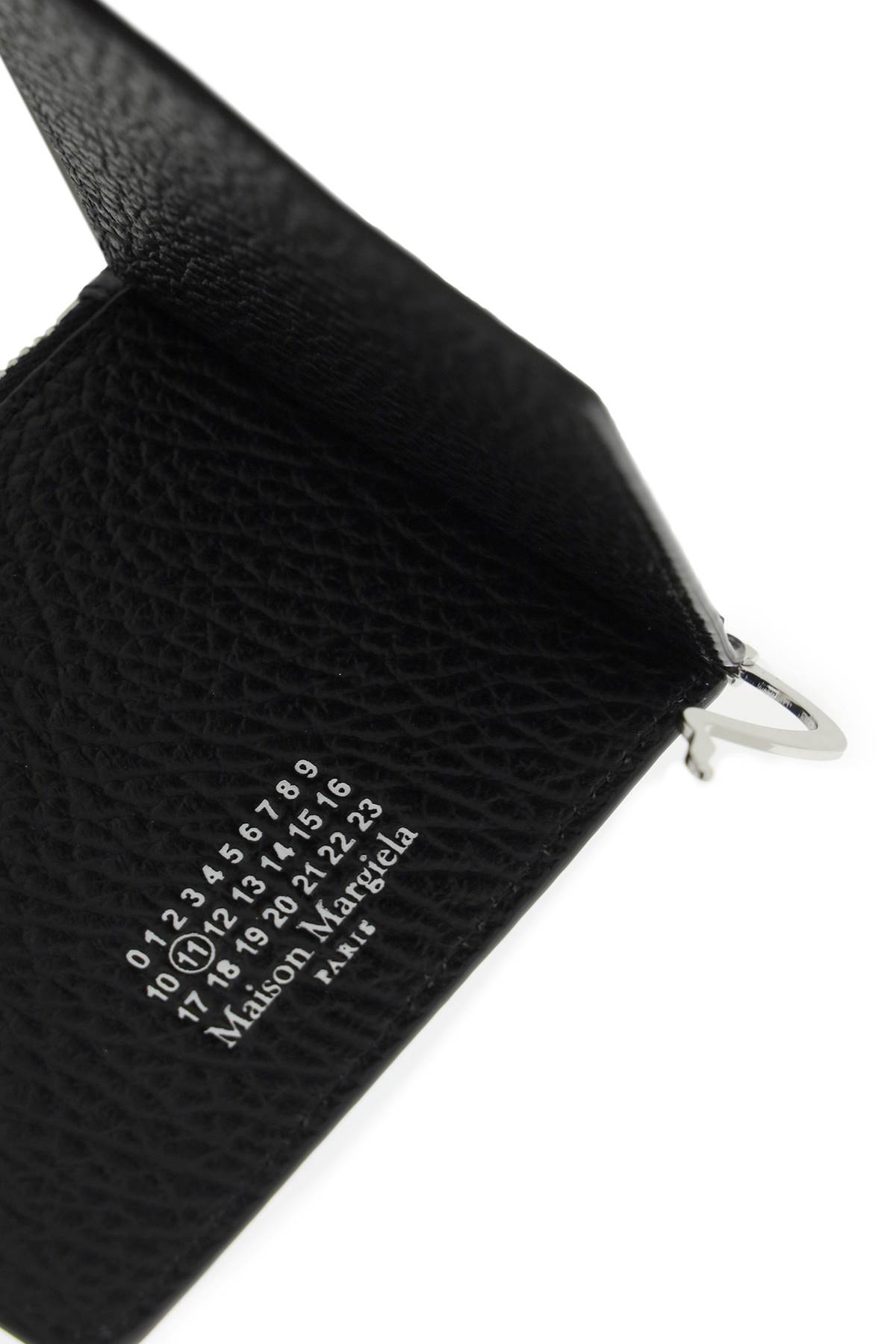 Maison Margiela Card Holder With Money Clip In Black