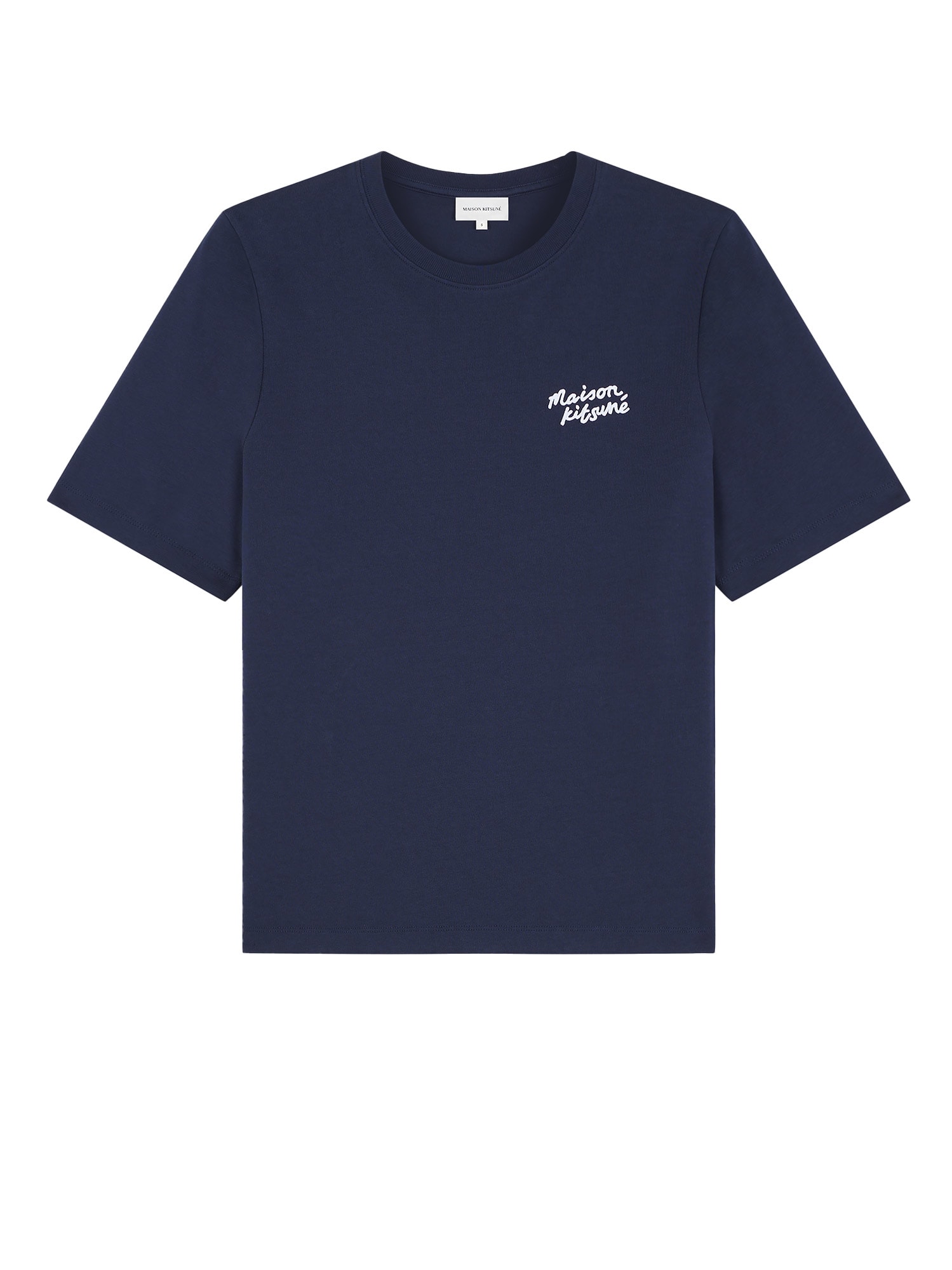 Maison Kitsuné Cotton T-shirt With Lettering Logo