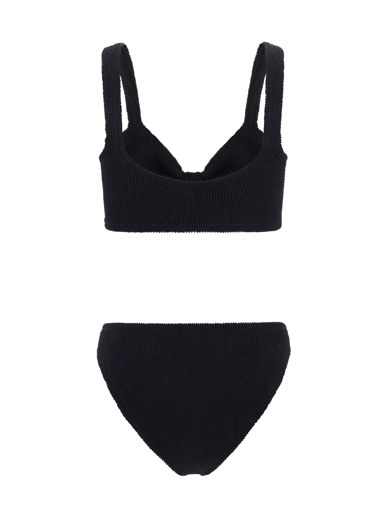 Shop Hunza G Bonnie Swimsuit In Black