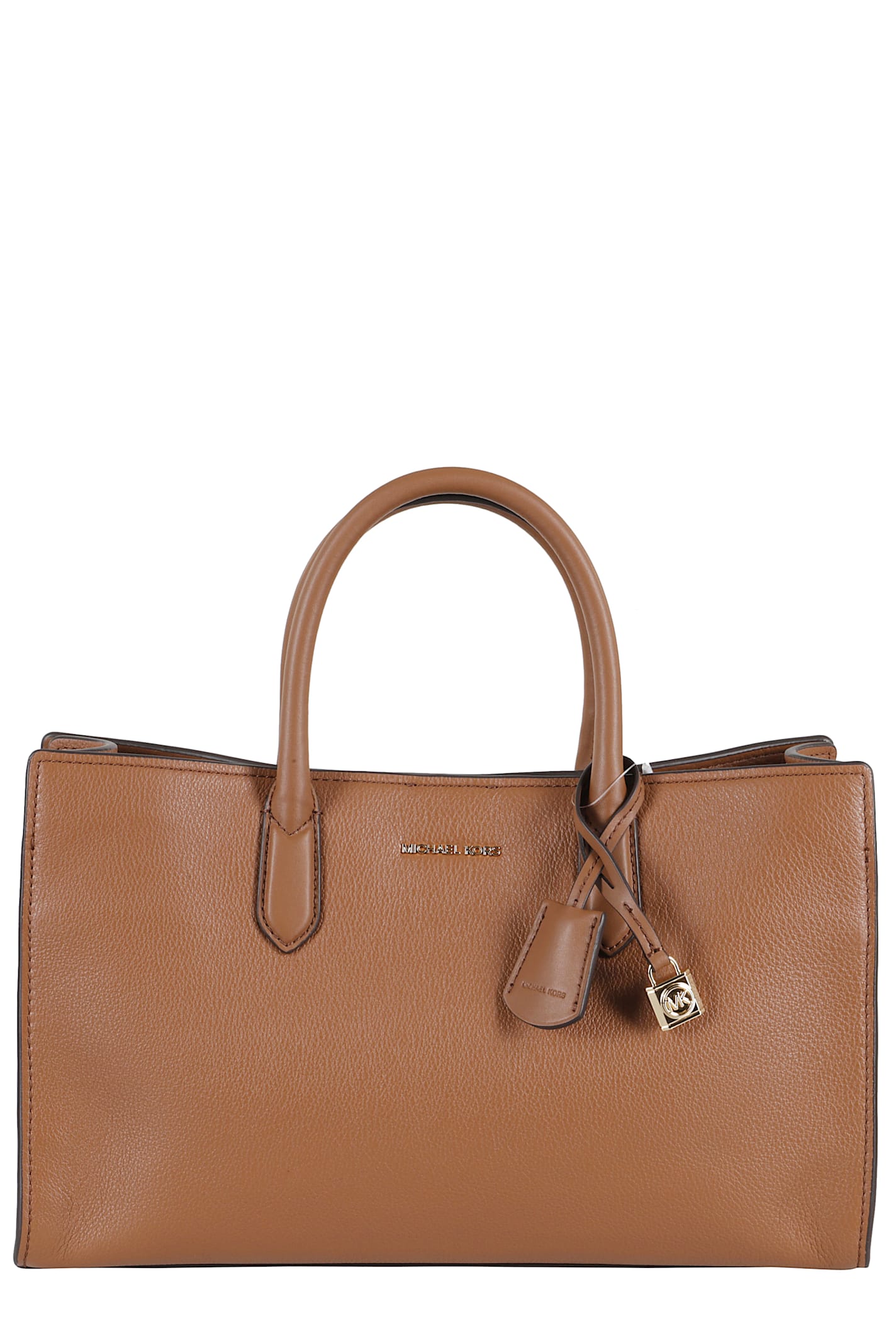 Michael Michael Kors Md Ew Satchel In Brown