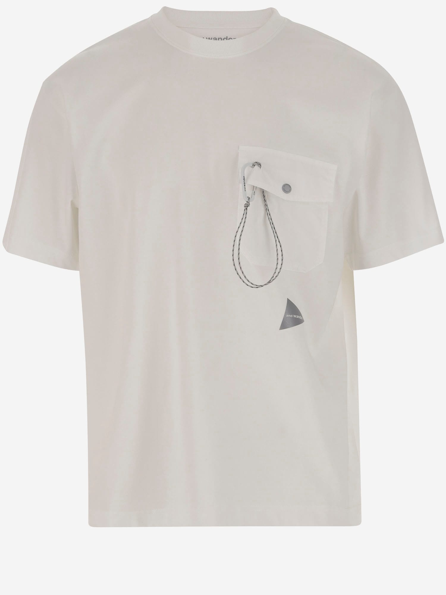 T-shirt With Logo And Snap Hook