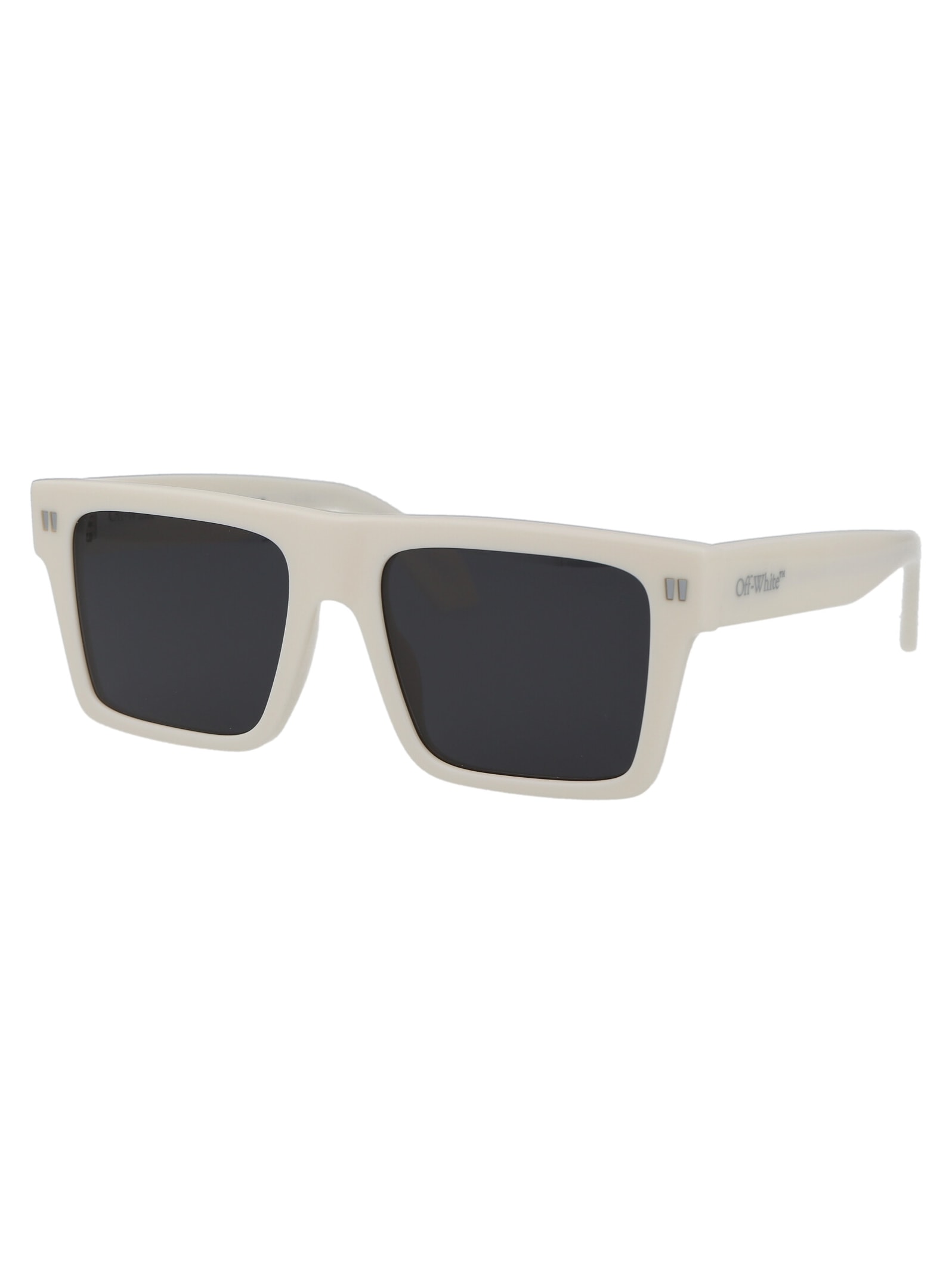 Shop Off-white Lawton Sunglasses In 0107 White