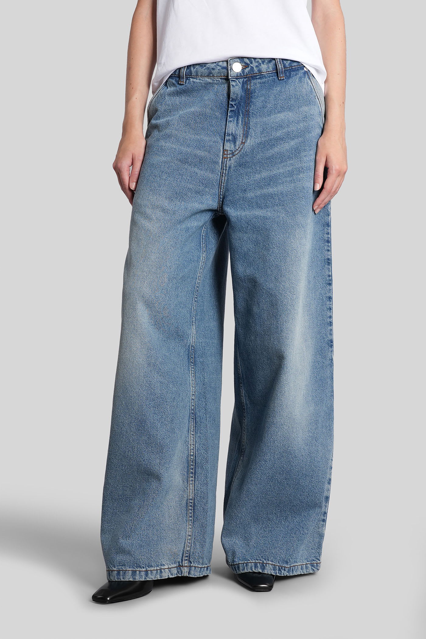 Ami Alexandre Mattiussi Jeans In Blue Cotton