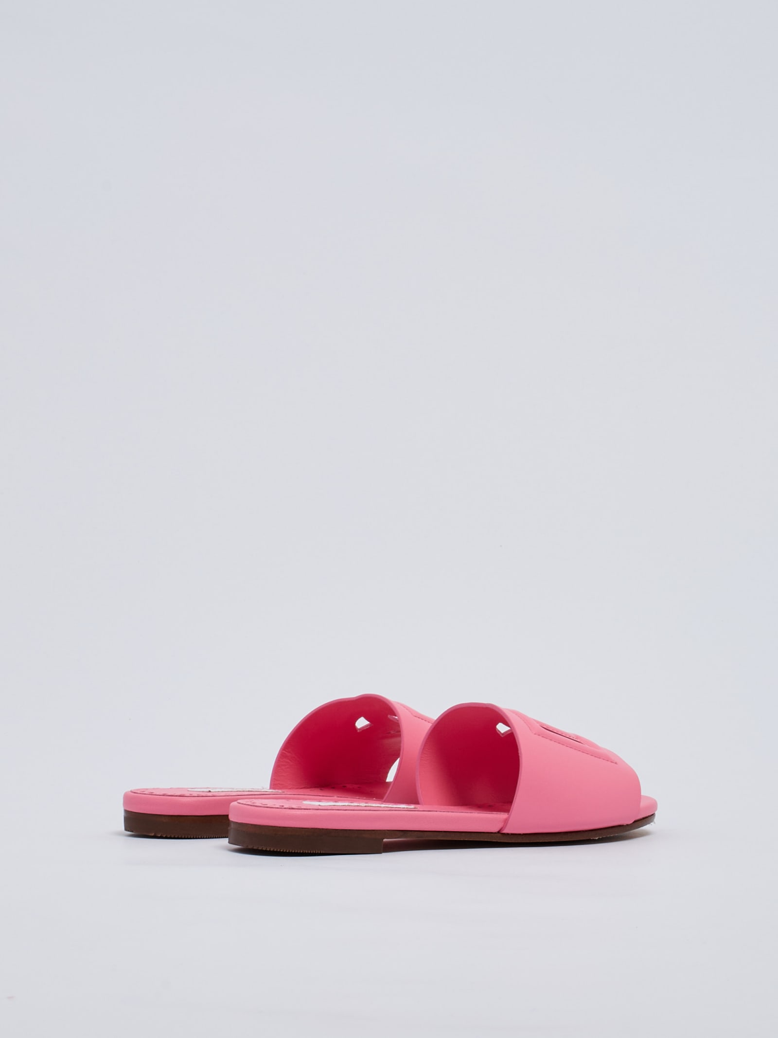 Shop Dolce & Gabbana Slides Sandal In Rosa