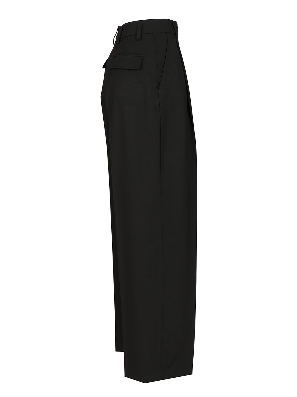 The Latest Wide Trousers In Black