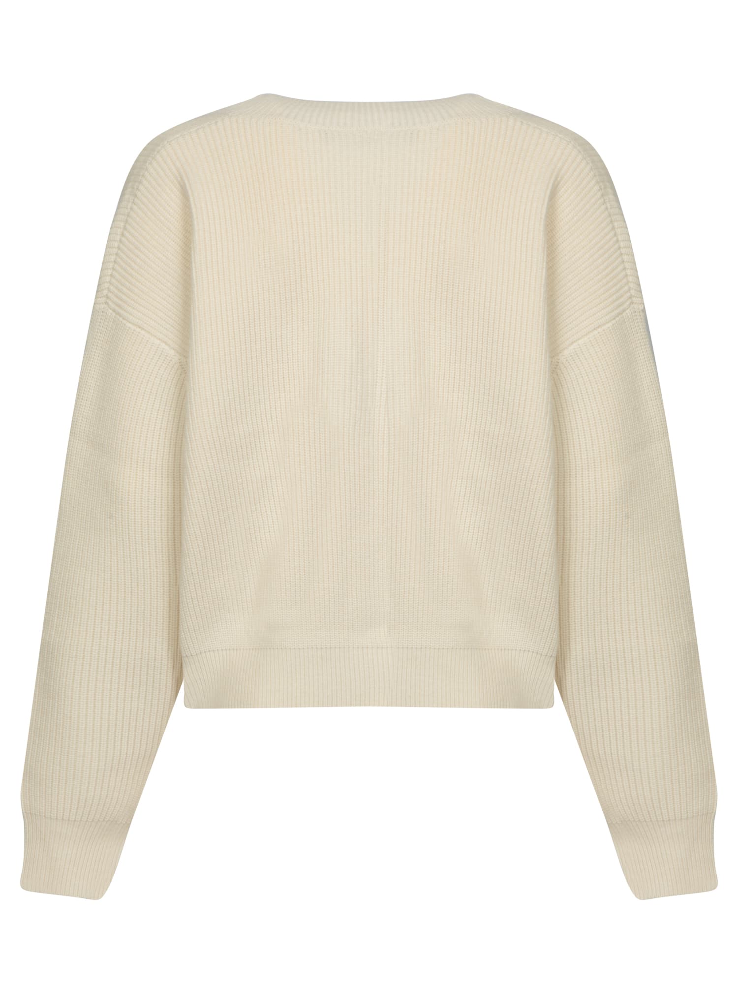 Shop Iro Ivory Wool, Silk And Cashmere Sweater In White