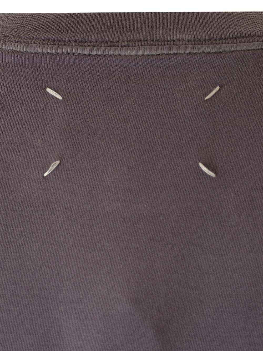 Maison Margiela Long T-shirt In Purple