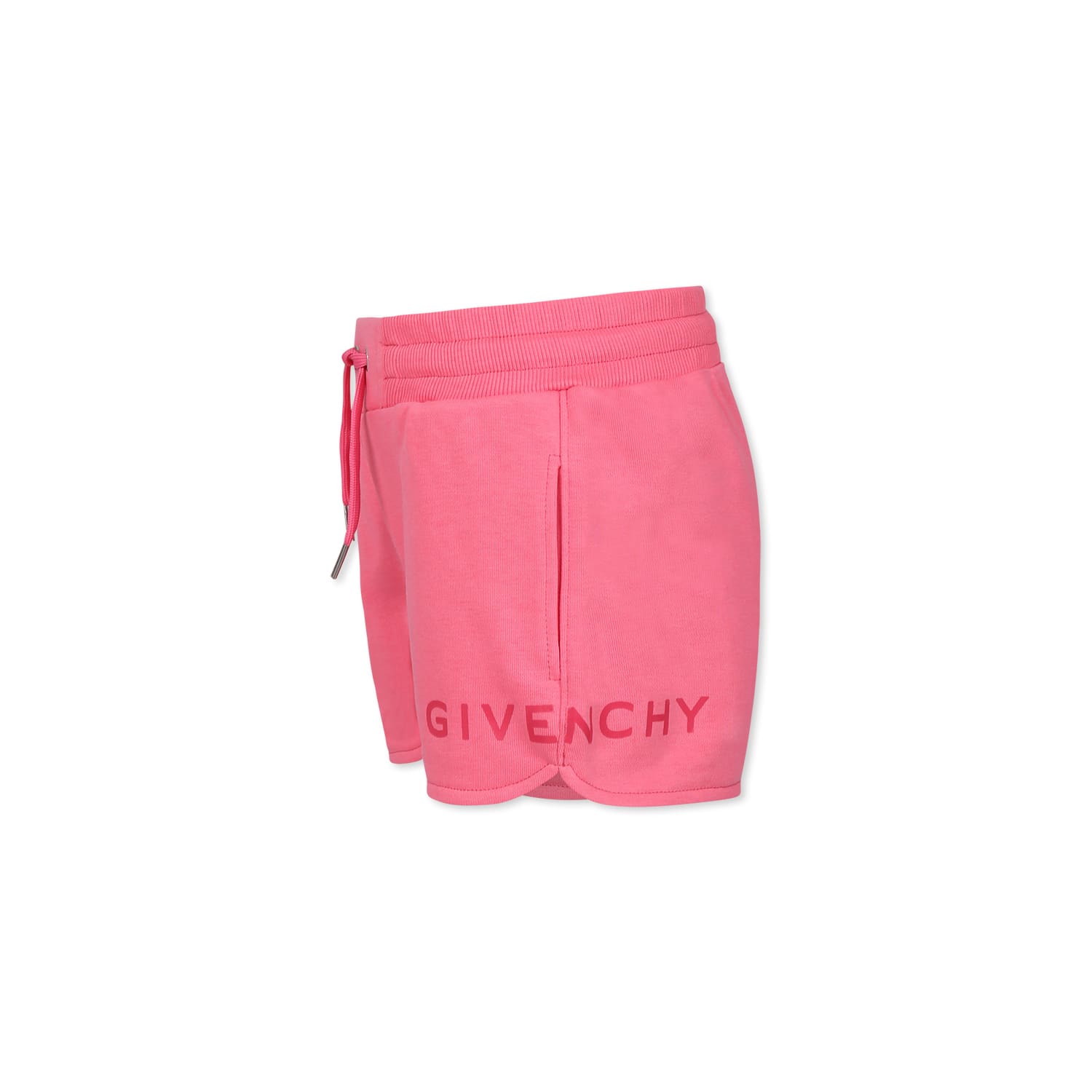 Givenchy Logo Shorts In Pink