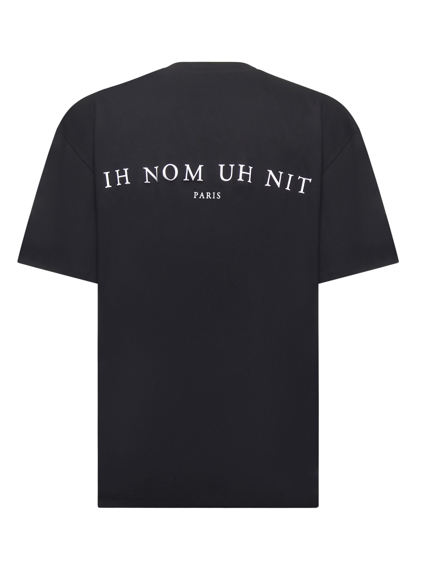 Ih Nom Uh Nit Graphic Printed Crewneck T-shirt In Black