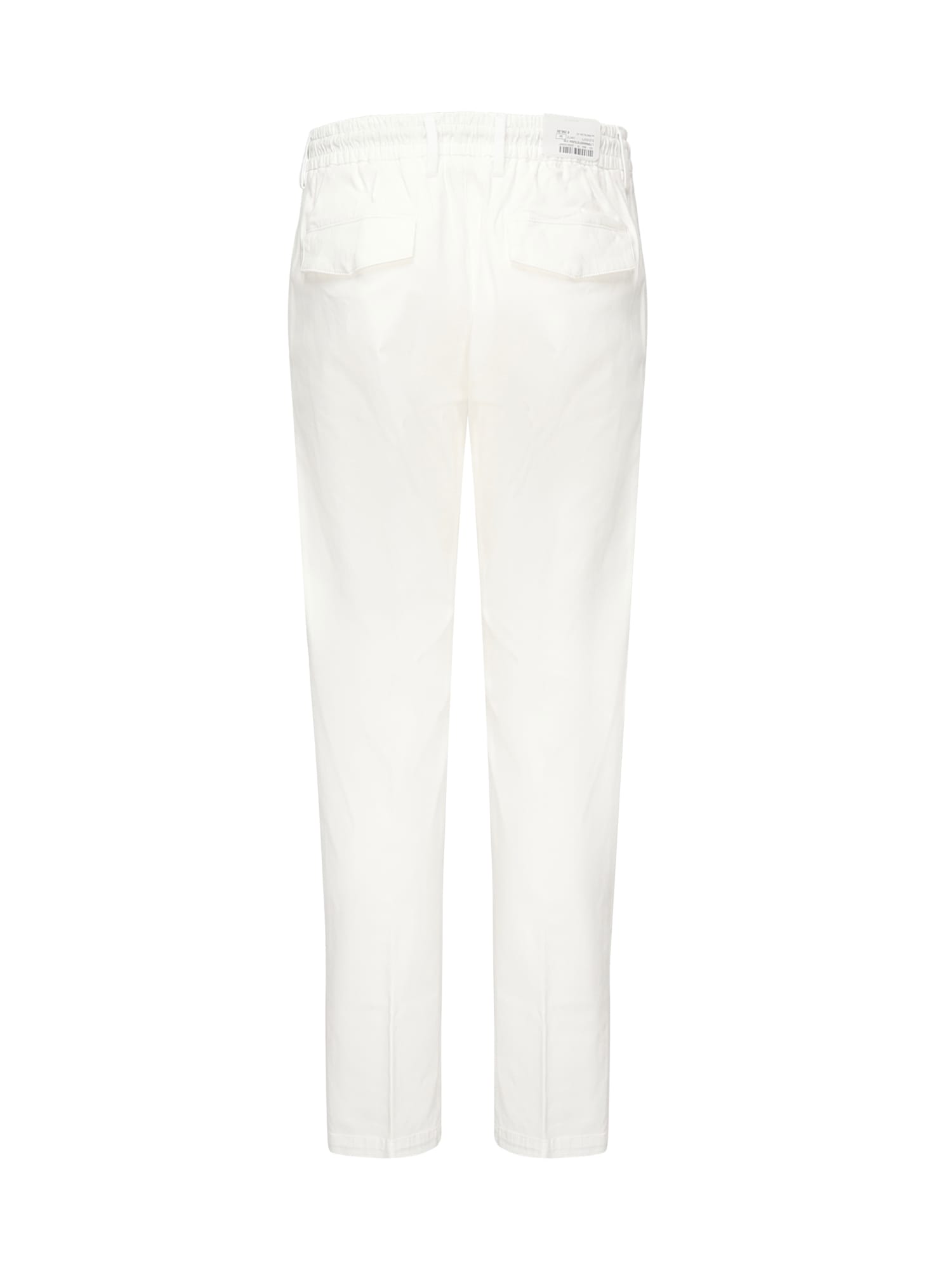 Eleventy Cotton Joggers In White