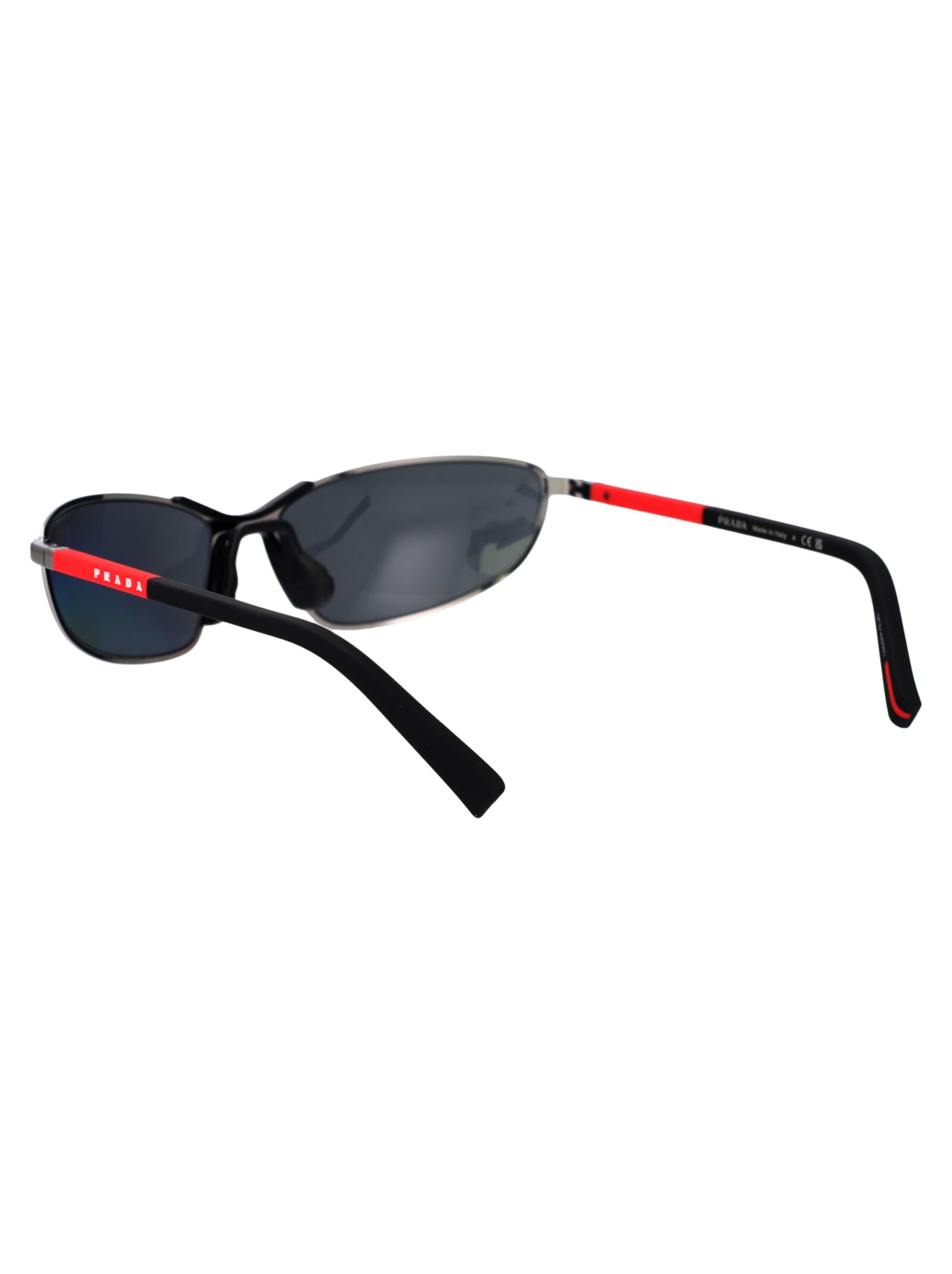 Shop Prada 0ps 55zs Sunglasses In 5av07g Gunmetal