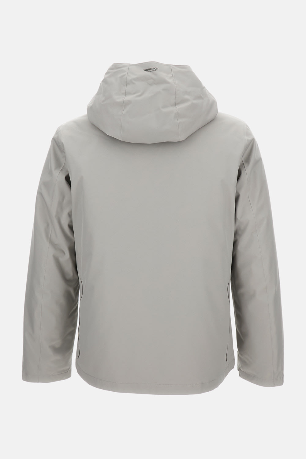 Woolrich Crestmont Hooded Zip-front Jacket In Gray