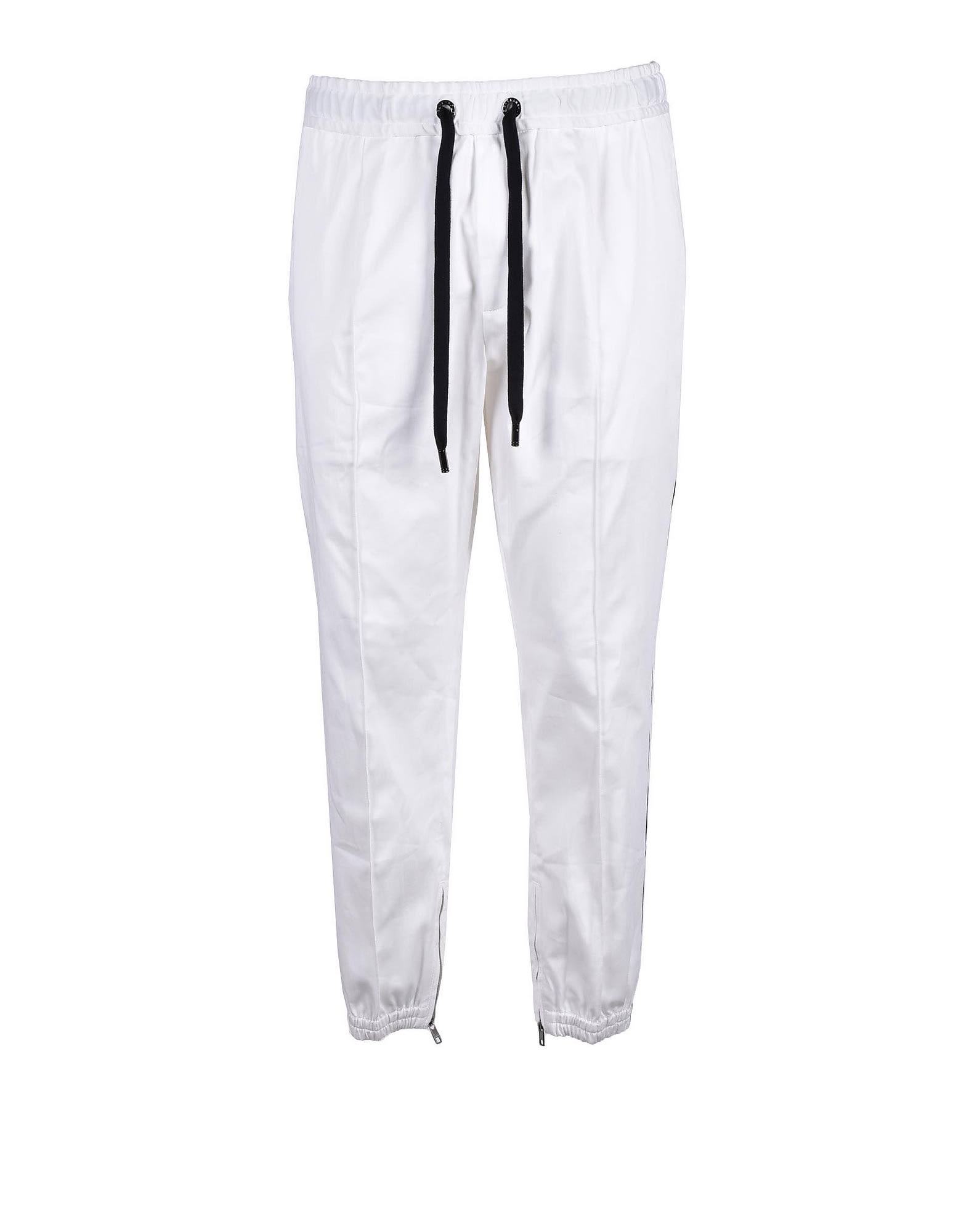 Dolce & Gabbana Mens White / Black Pants