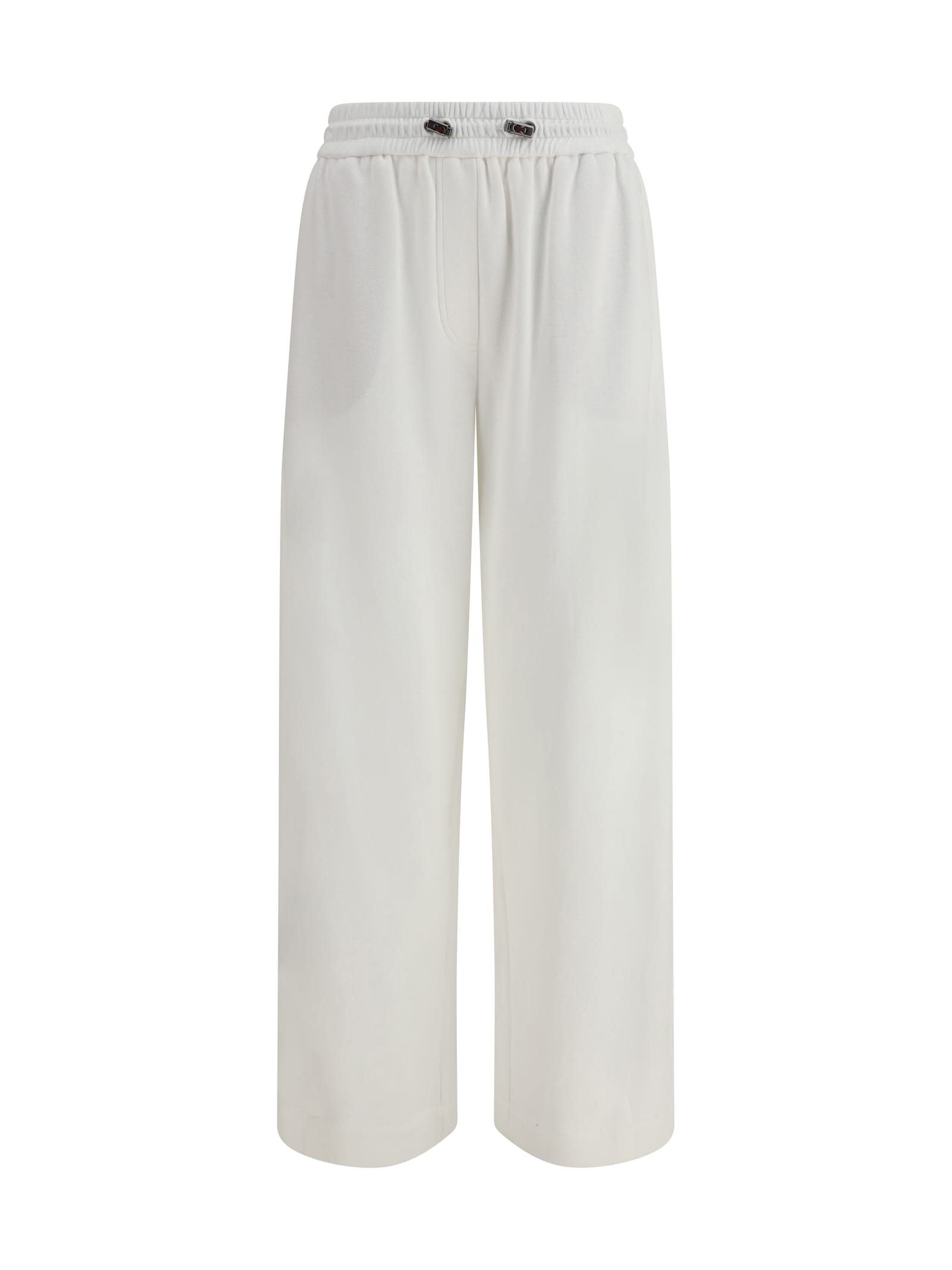 Brunello Cucinelli Cotton Sweatpants In White