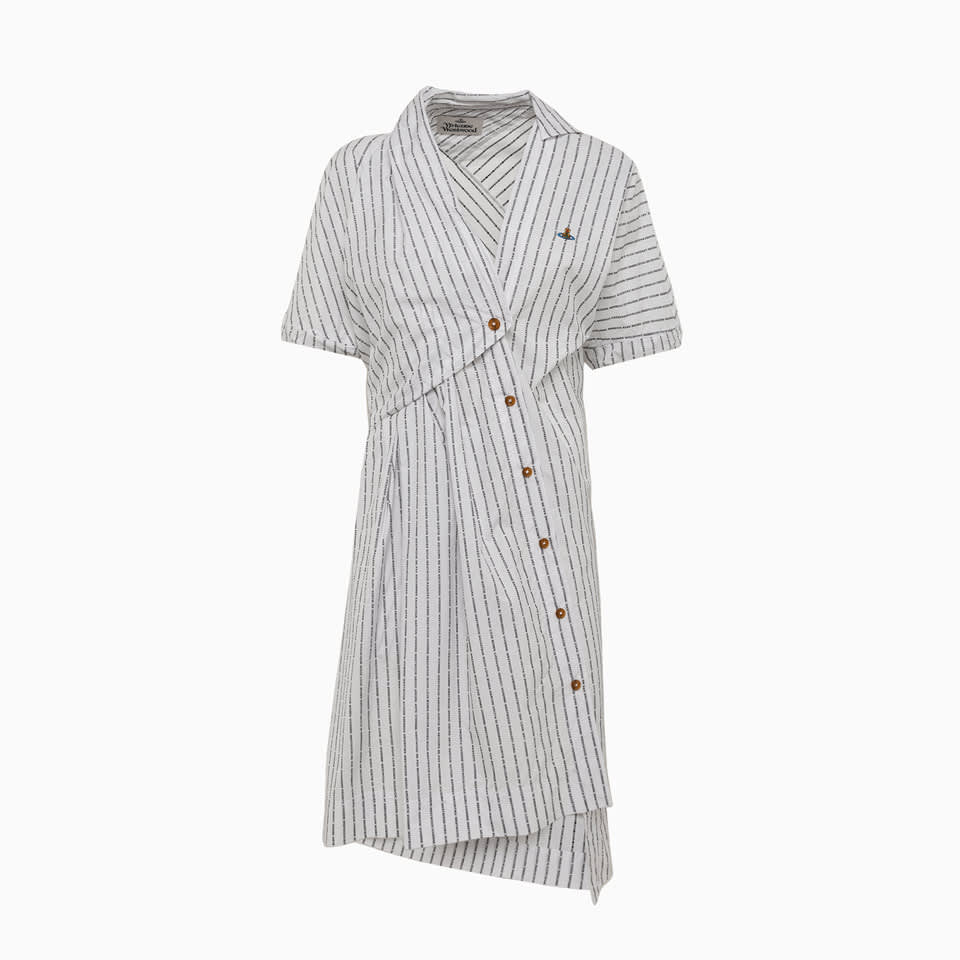 Shop Vivienne Westwood Natalia Dress In White