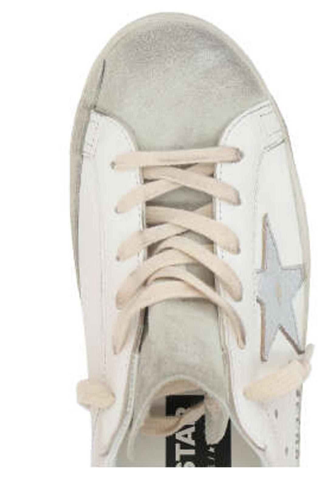 Shop Golden Goose Superstar Classic Low-top Sneakers In White