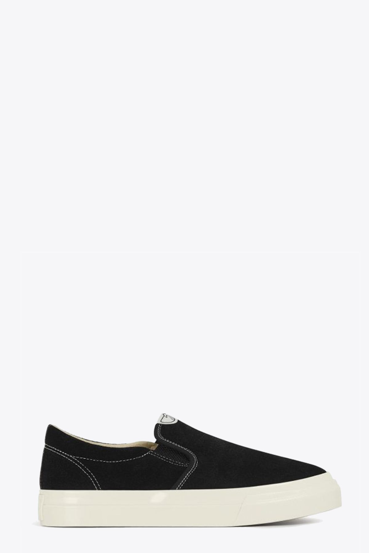 S.W.C Stepney Workers Club Lister M Suede Black suede slip-on sneaker - Lister M suede
