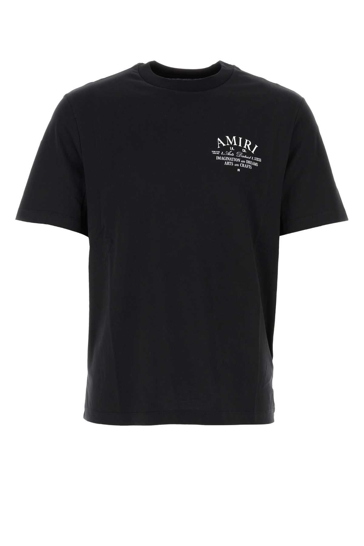 AMIRI Black Cotton T-shirt