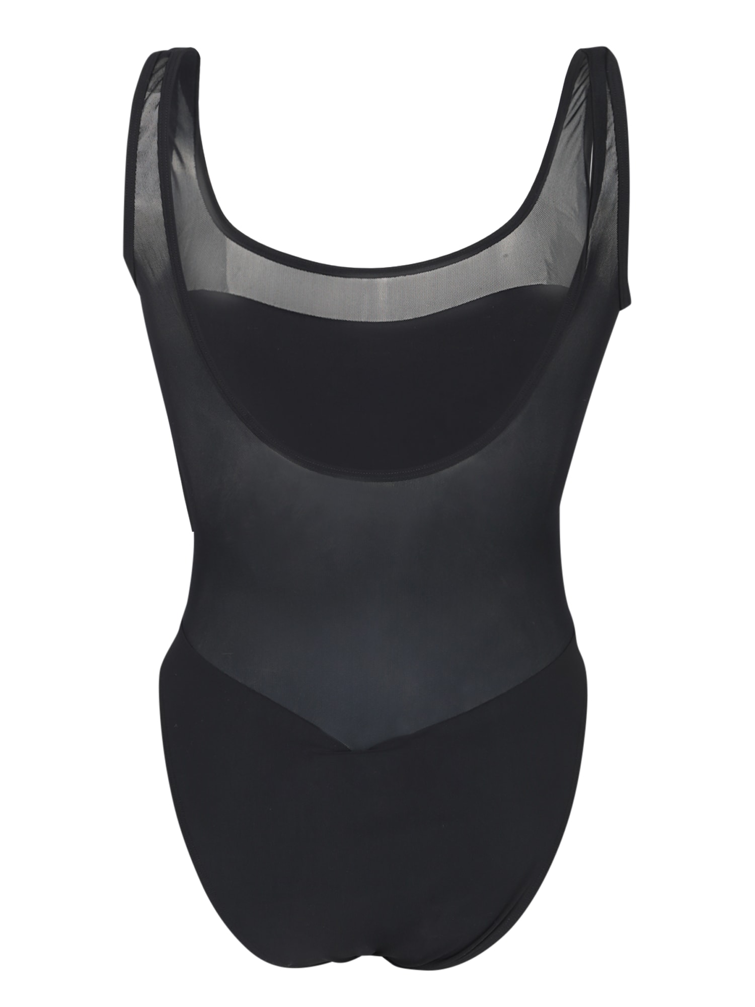 Tory Burch Mesh Tank Suit In Black