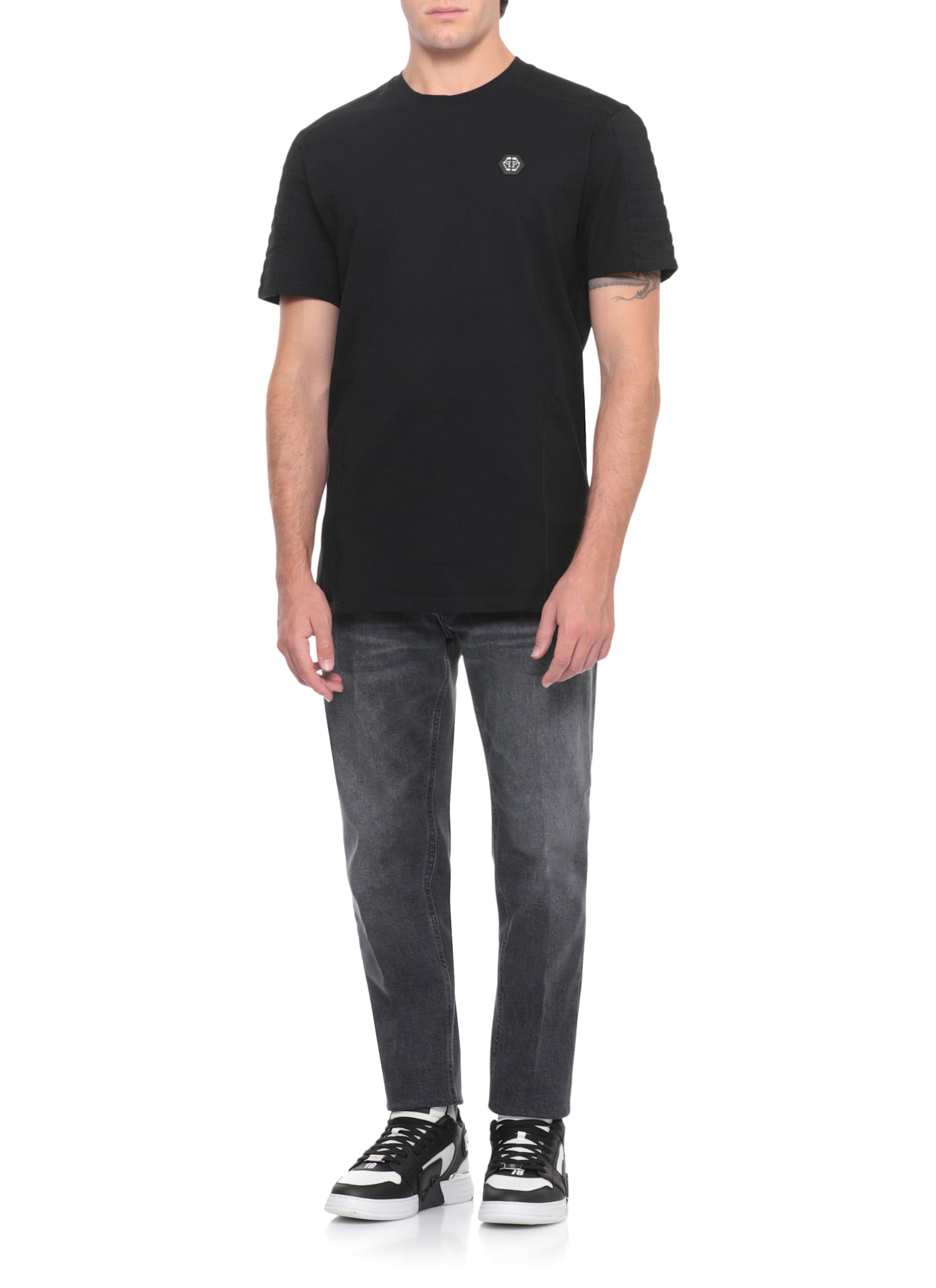 Philipp Plein T-shirts And Polos In Black