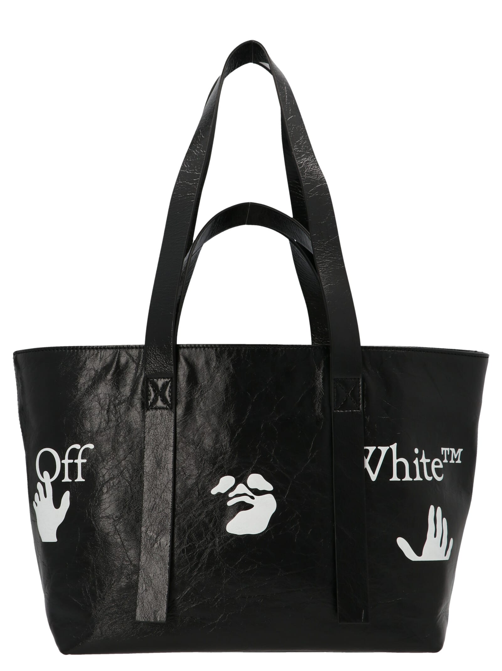 OFF-WHITE OFF-WHITE COMMERCIAL TOTE 45 BAG,OWNA143S21LEA0011001 1001