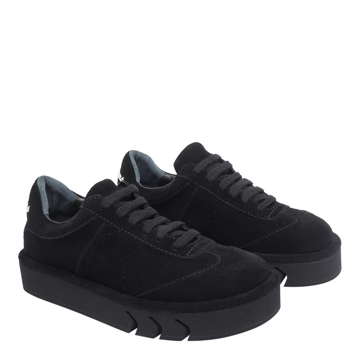 Paloma Barceló Aine Suede Sneakers In Black
