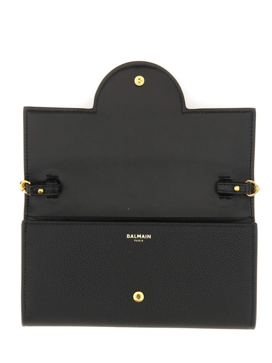 Shop Balmain B-buzz Wallet In Black