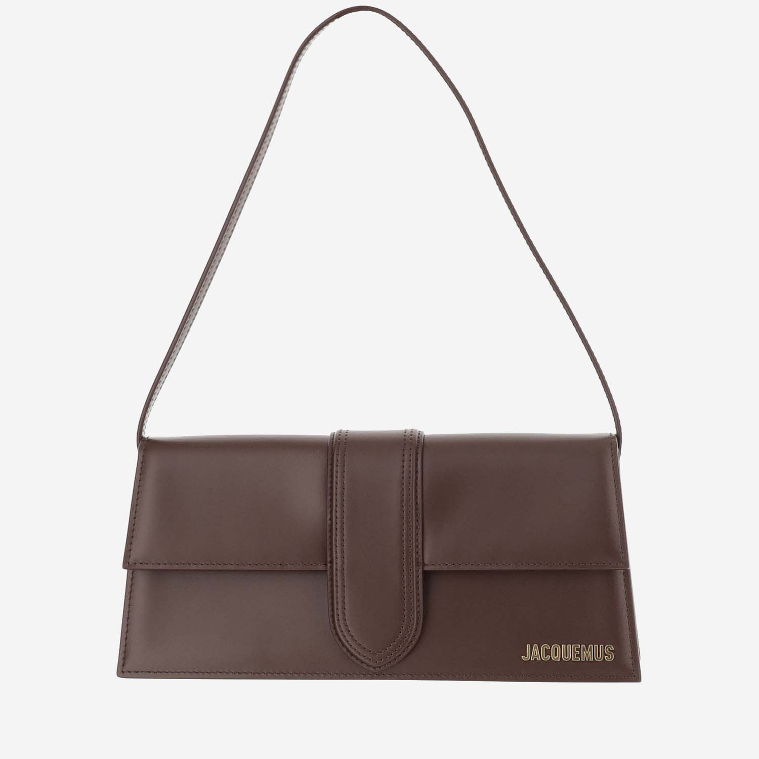 Shop Jacquemus Le Long Baby Bag In Brown