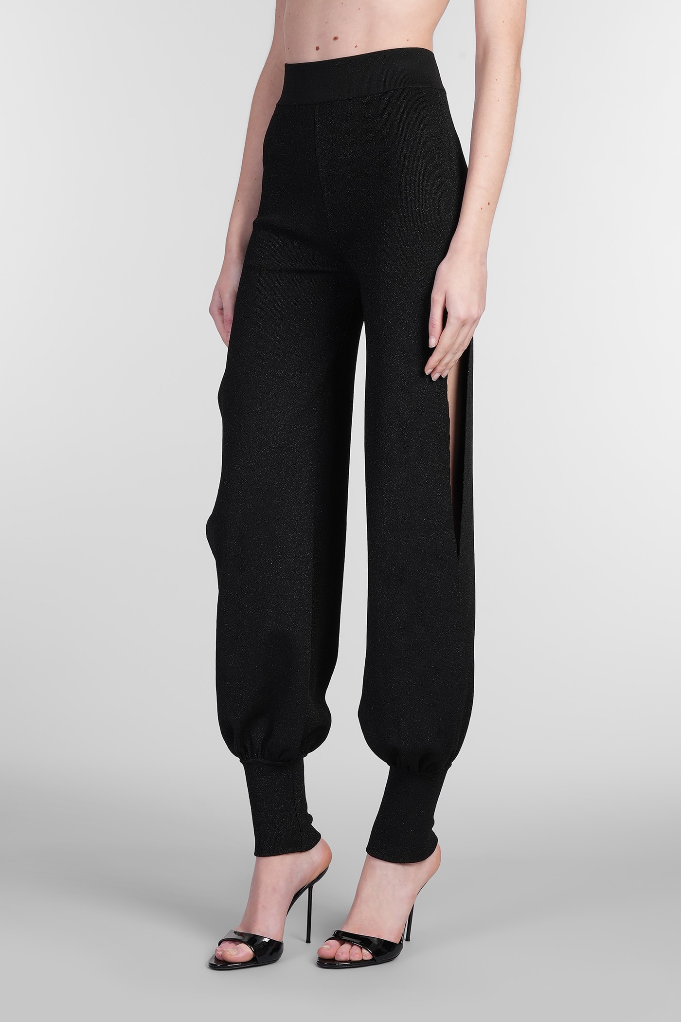 Andreädamo Pants In Black Polyester In Black