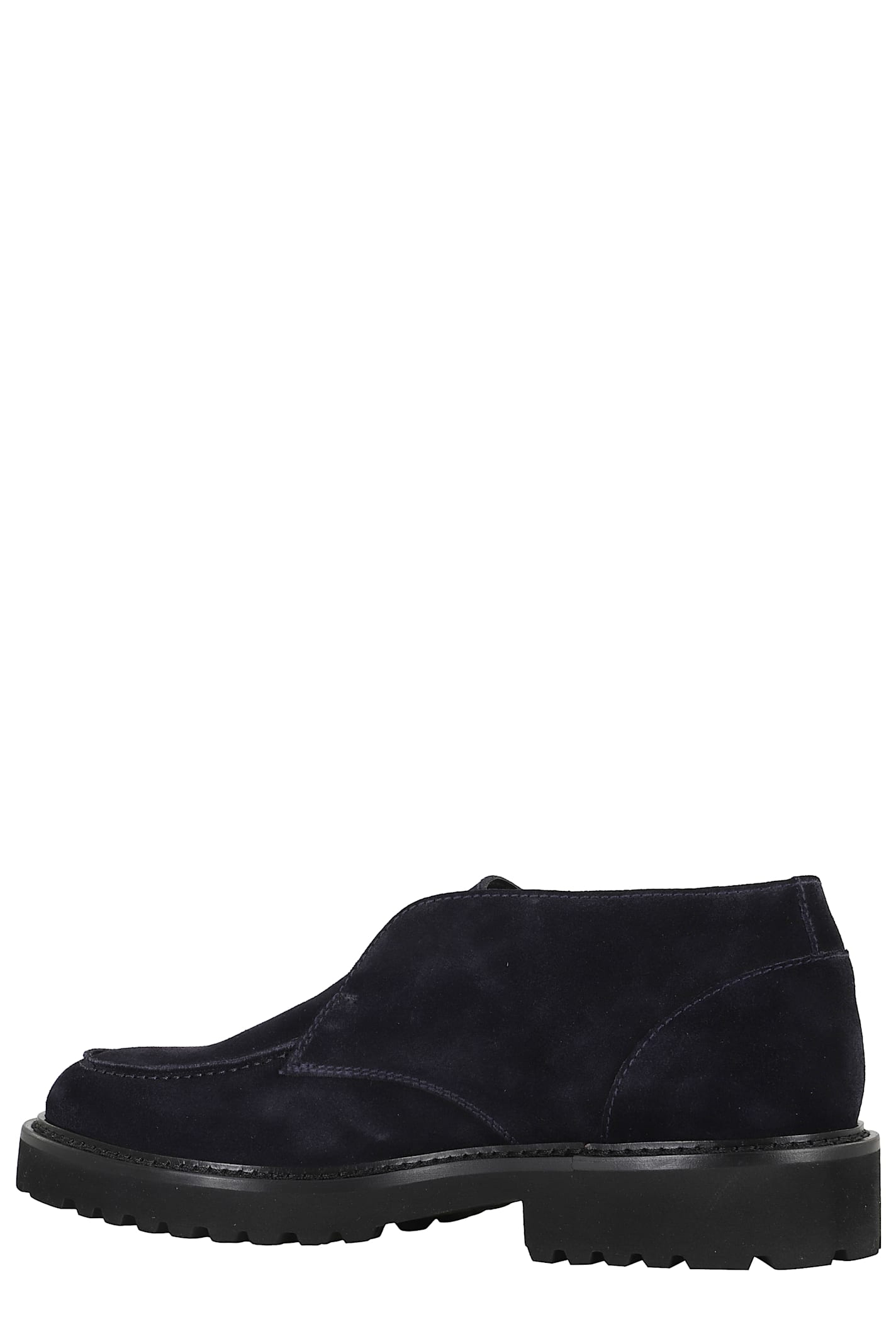 Doucal's Adler Chukka Boot With Suede Upper In Blue