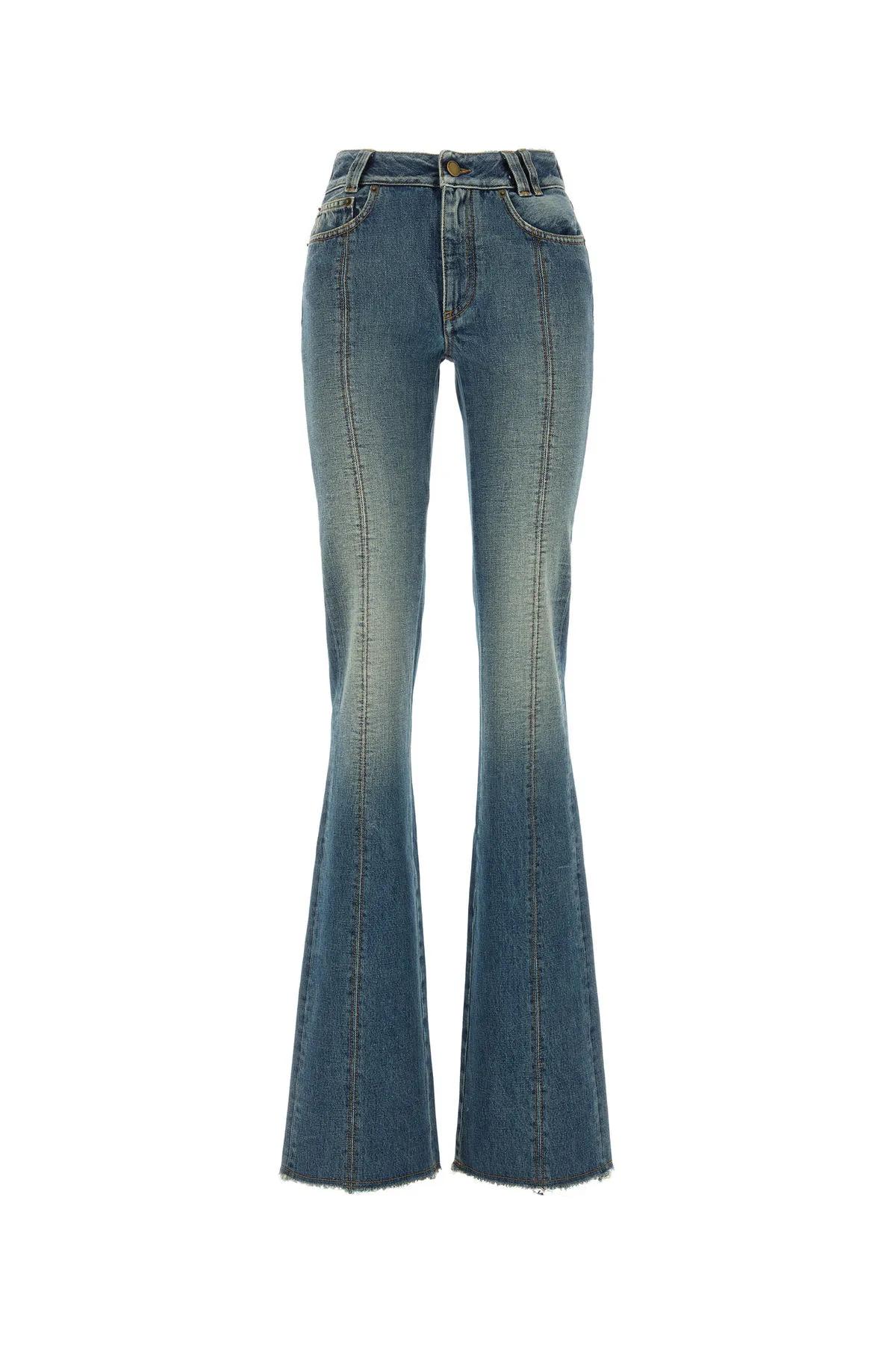 ALESSANDRA RICH FITTED FLARED JEANS
