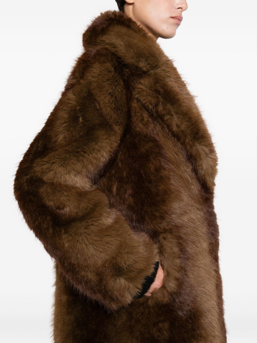 Apparis Steffi Coat In Brown