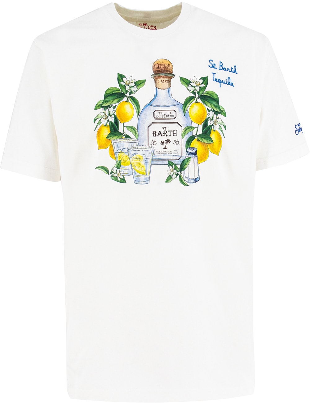 Mc2 Saint Barth T-shirt In Tequila Boom 01n Emb