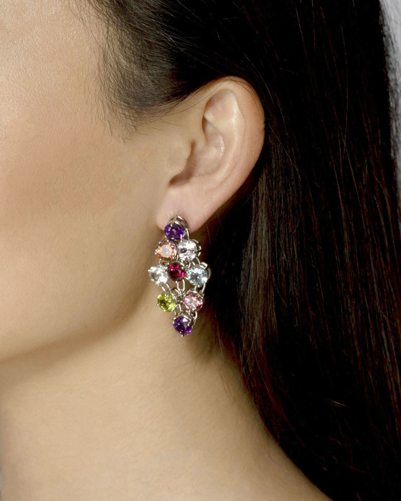 Shop Lo Spazio Jewelry Lo Spazio Autunno Earrings In Multicolor