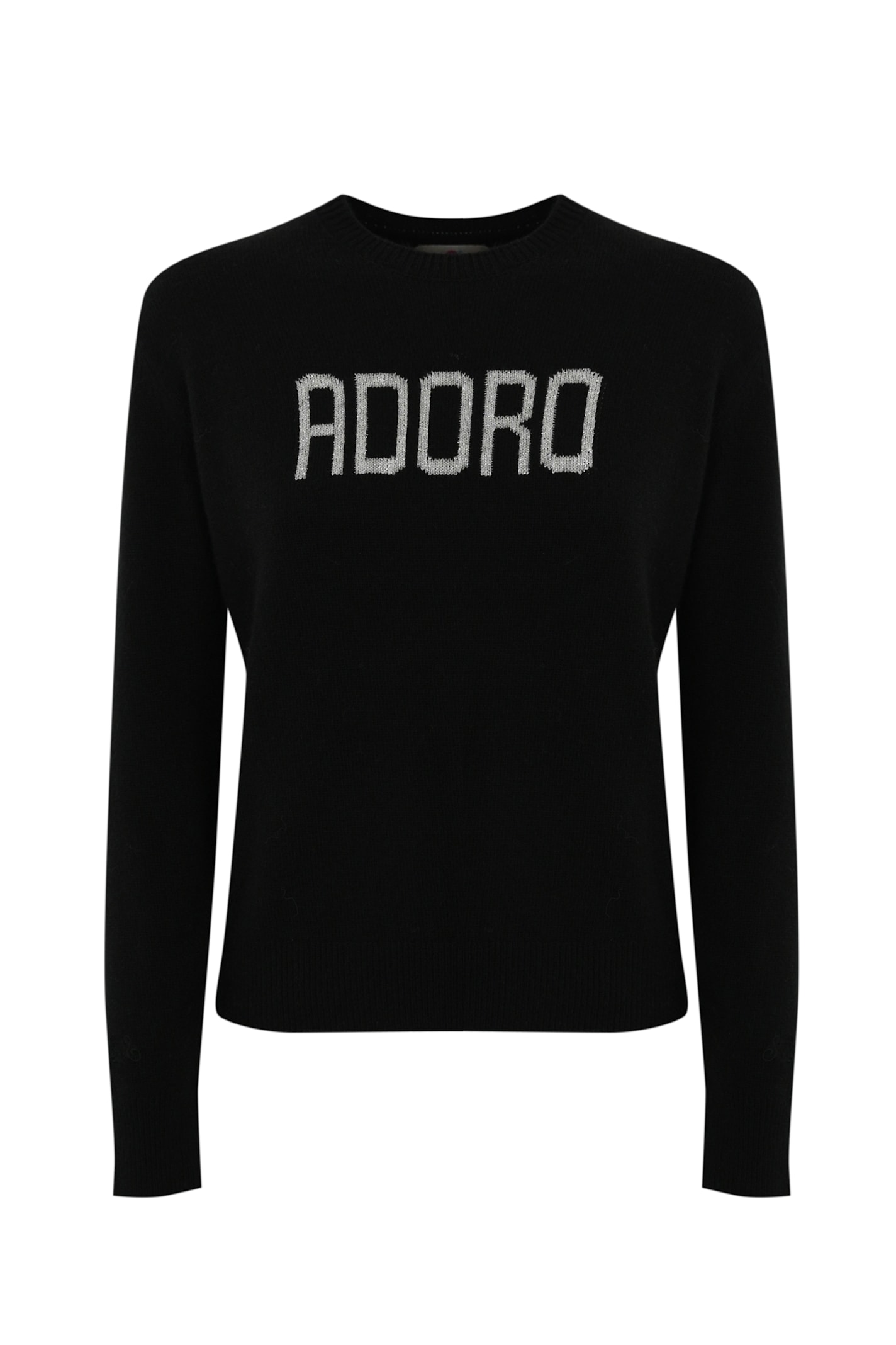 Mc2 Saint Barth Adoro Sweater In Wool And Cashmere Blend In Nero