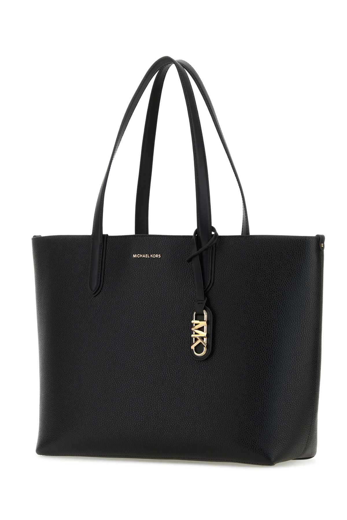 Shop Michael Kors Black Leather Extra-large Eliza Shopping Bag