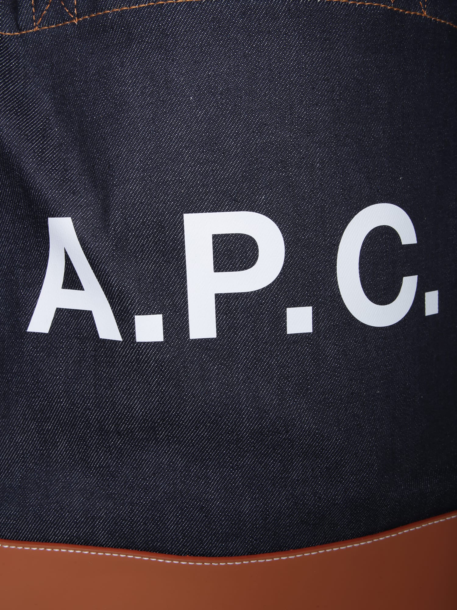 APC AXEL DENIM TOTE BAG 