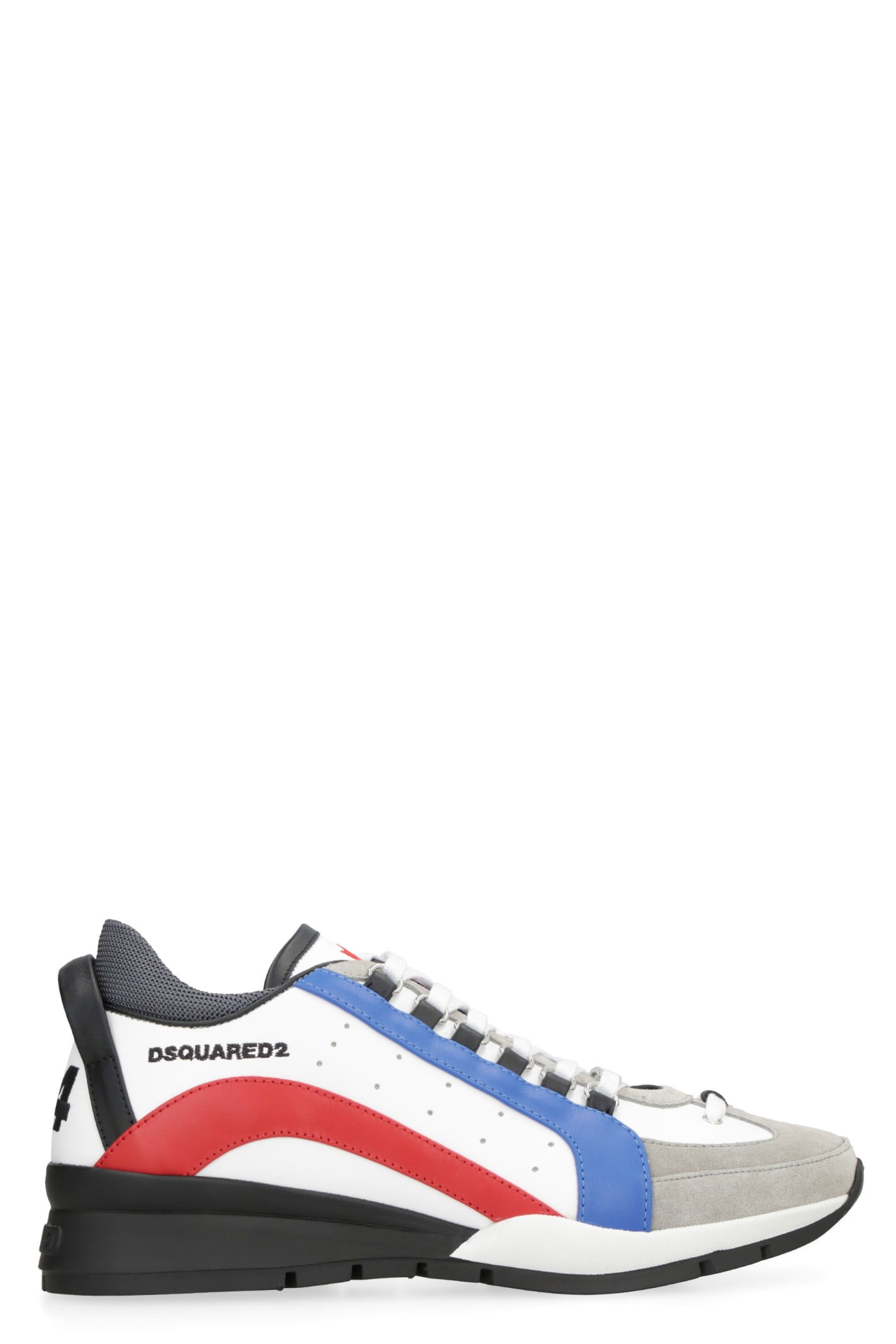 Shop Dsquared2 Legendary Leather Low-top Sneakers In White
