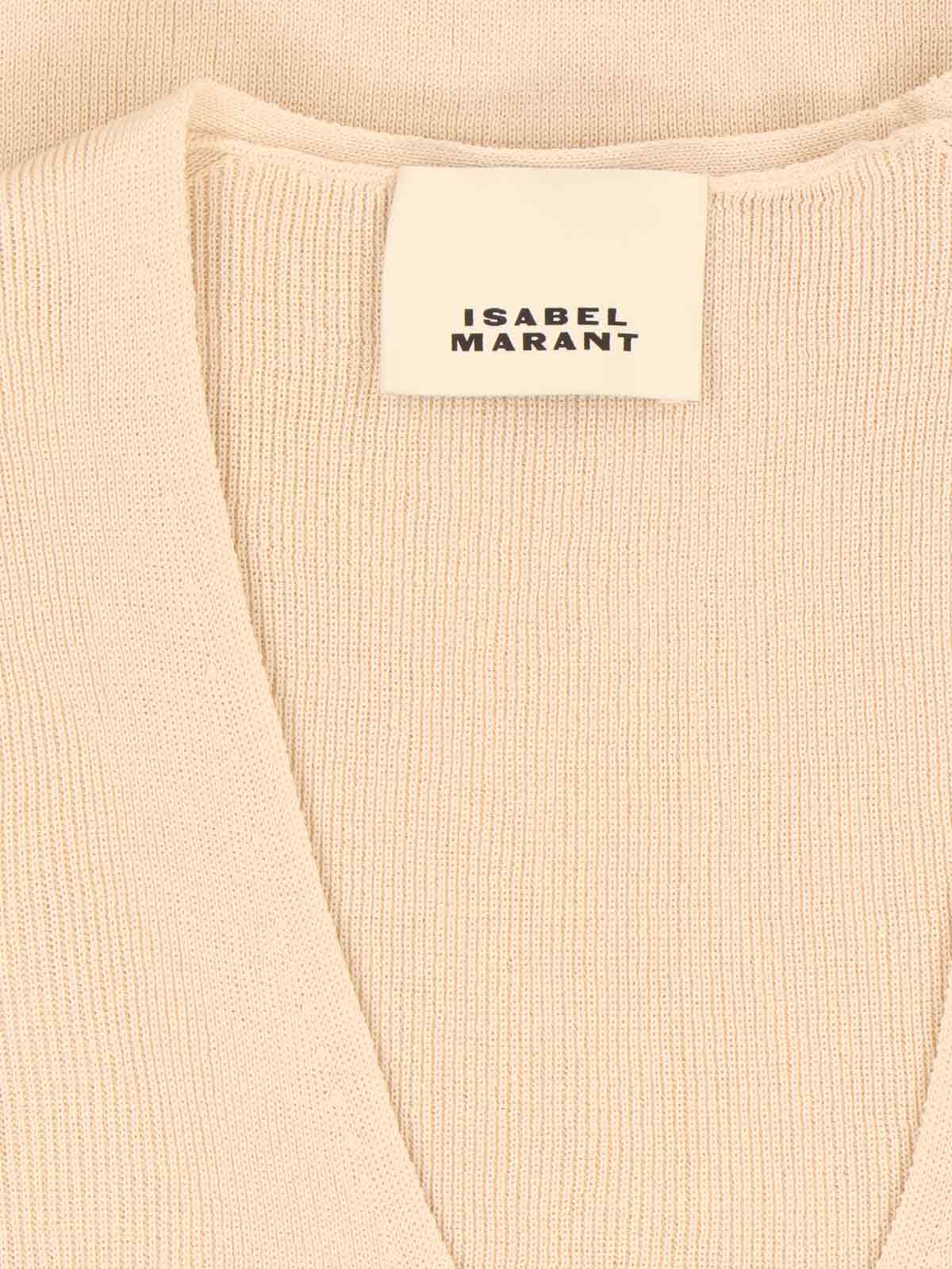 Isabel Marant Viscose Blend Sweater In Neutral