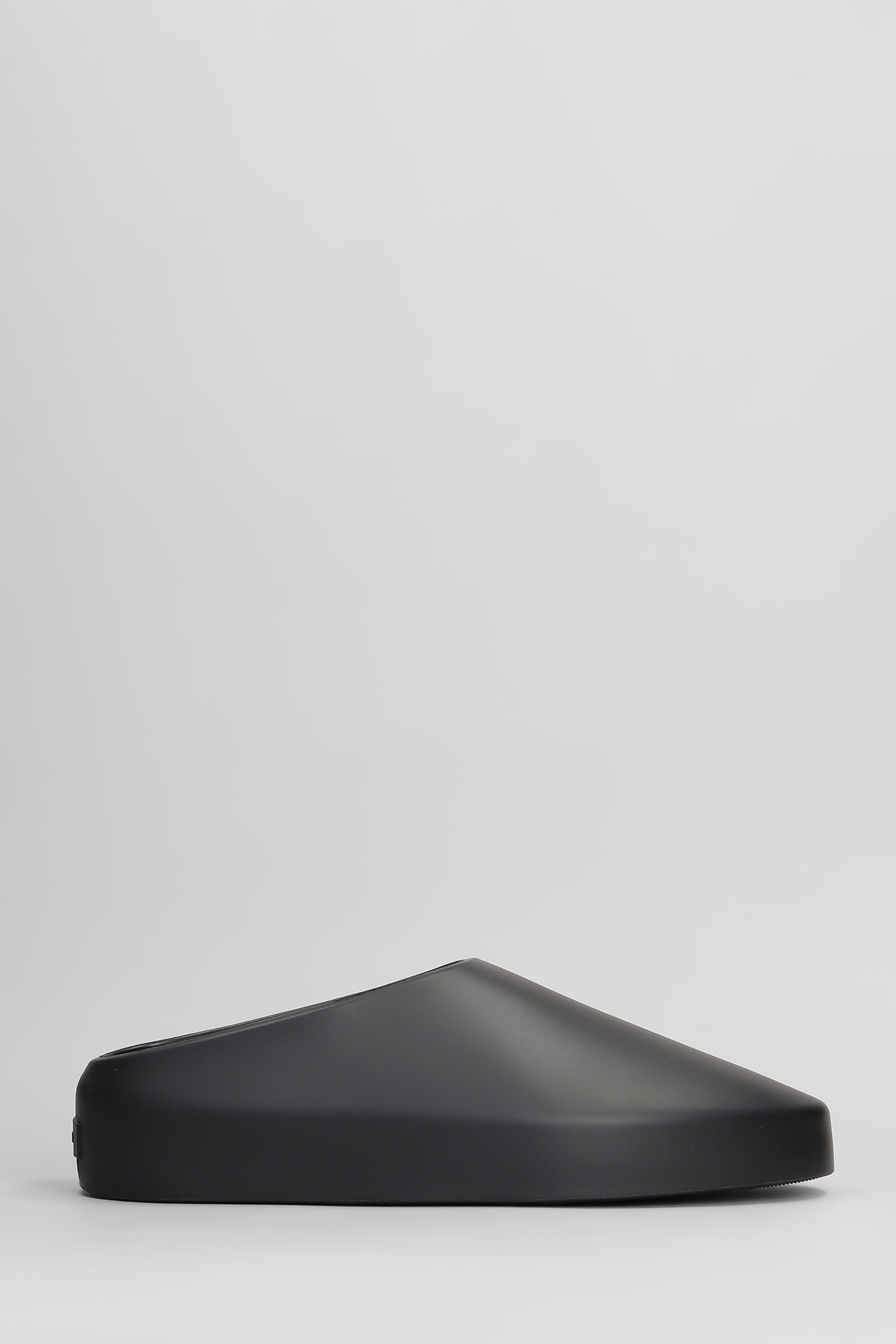 Shop Fear Of God California 2.0 Slipper-mule In Black Rubber/plasic