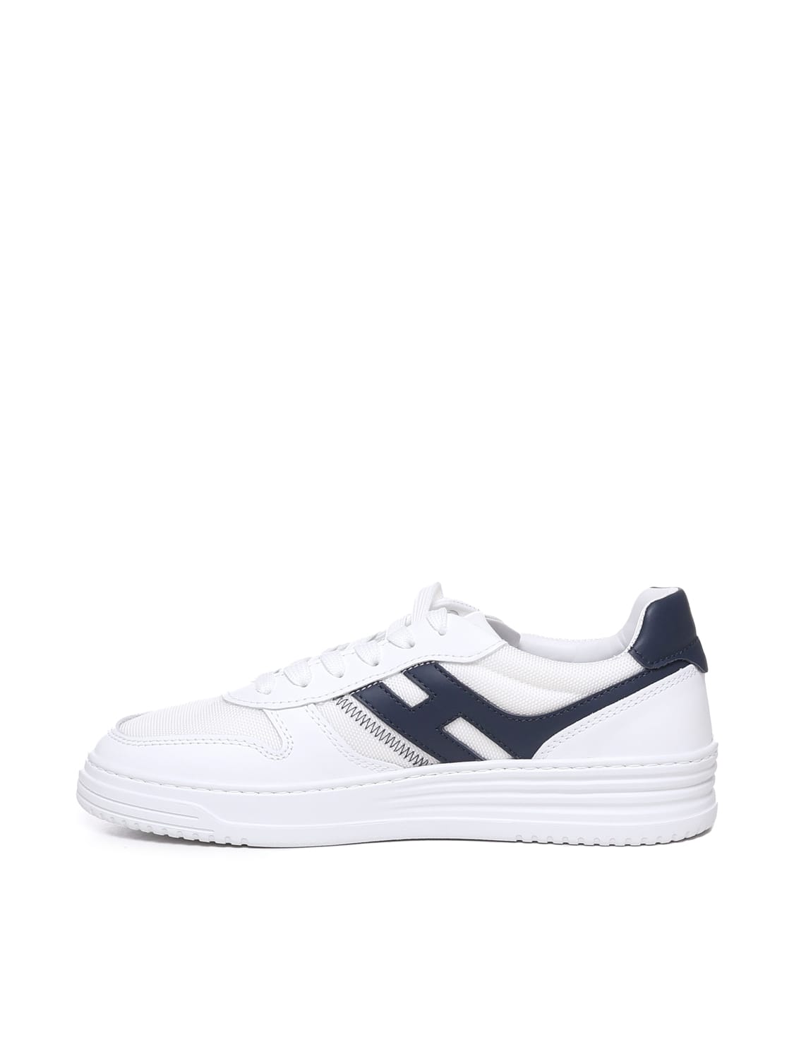 Shop Hogan H630 Sneakers In White, Blue