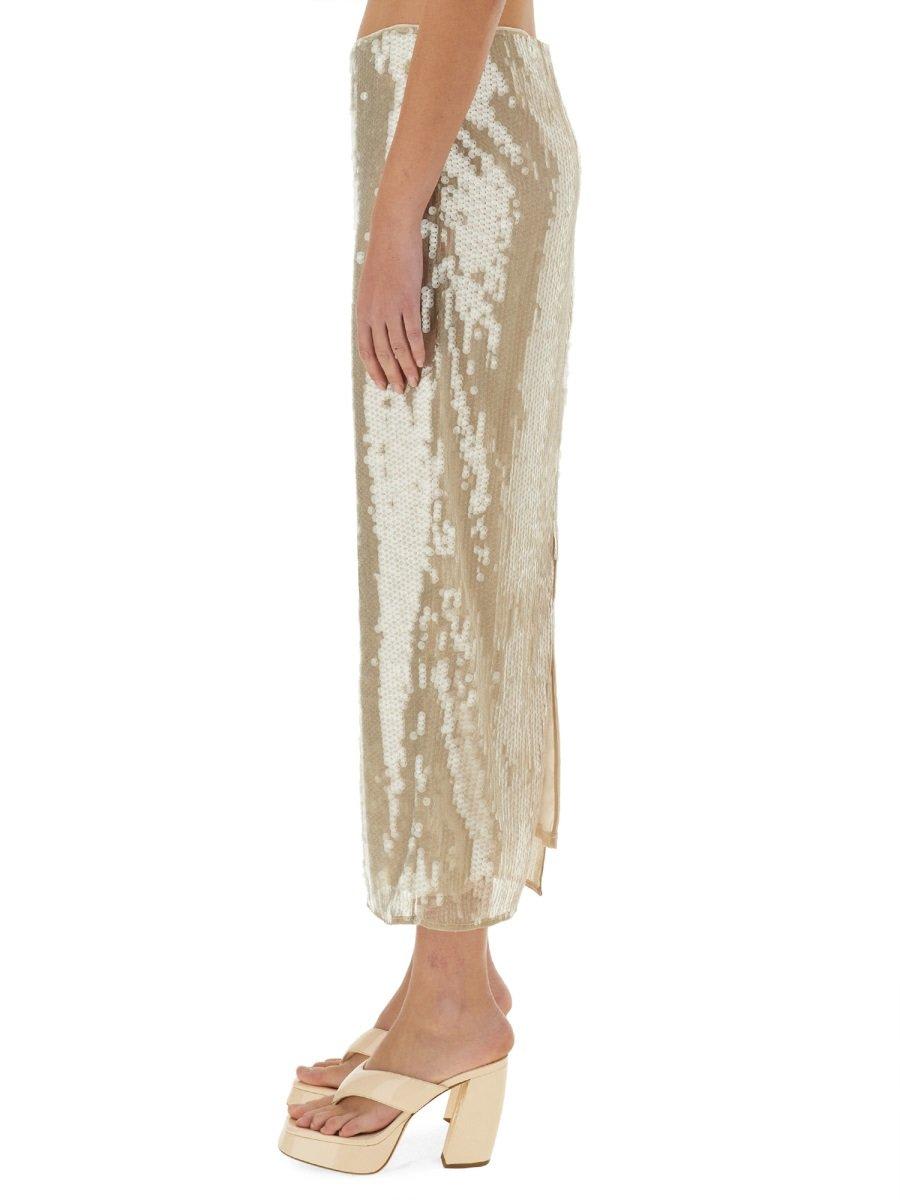 Shop Staud Casey Skirt In Moon