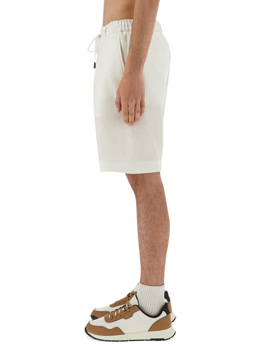 Hugo Boss Boss Short Lpeetlplrdss252 In White