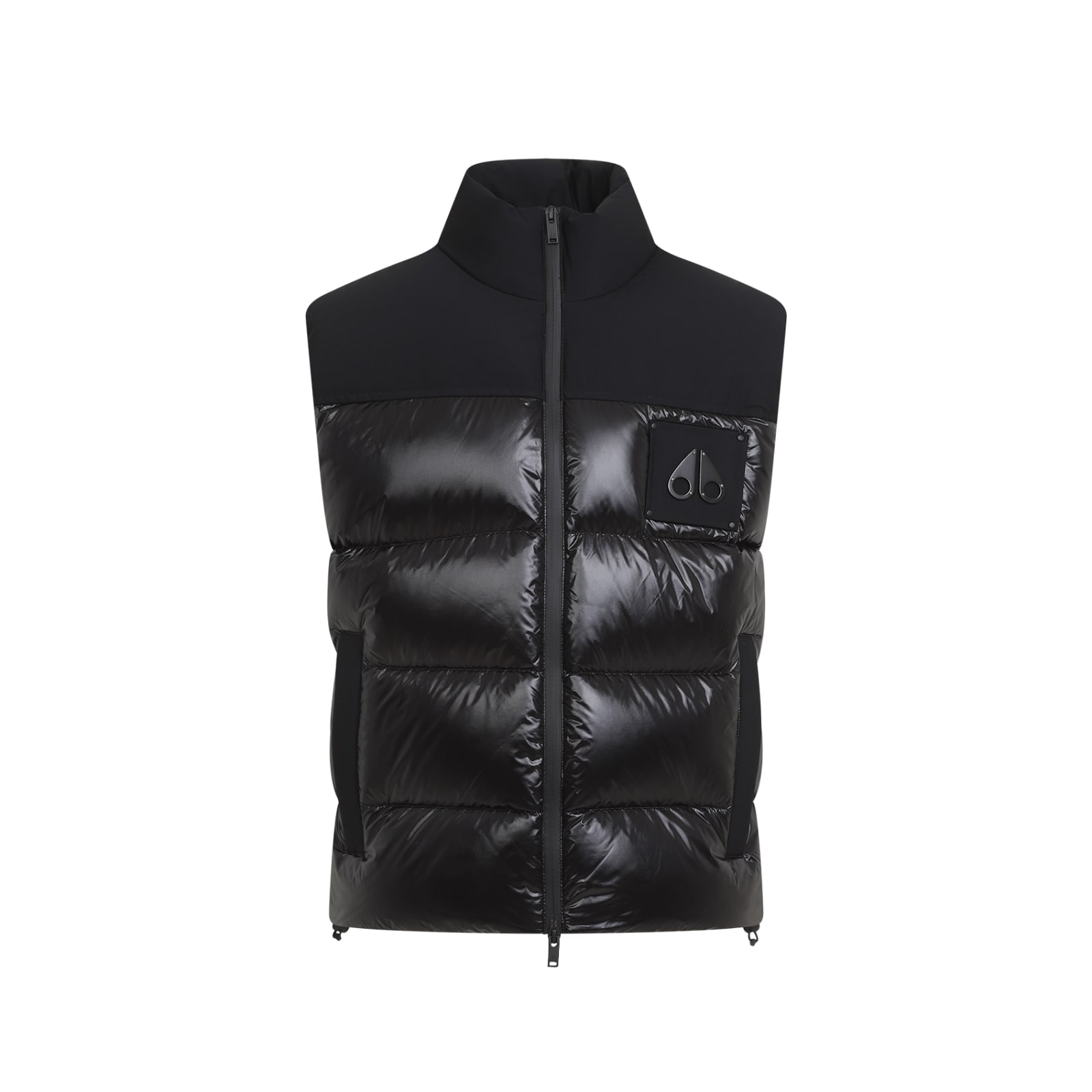 Shop Moose Knuckles Victory Peak Vest In Black