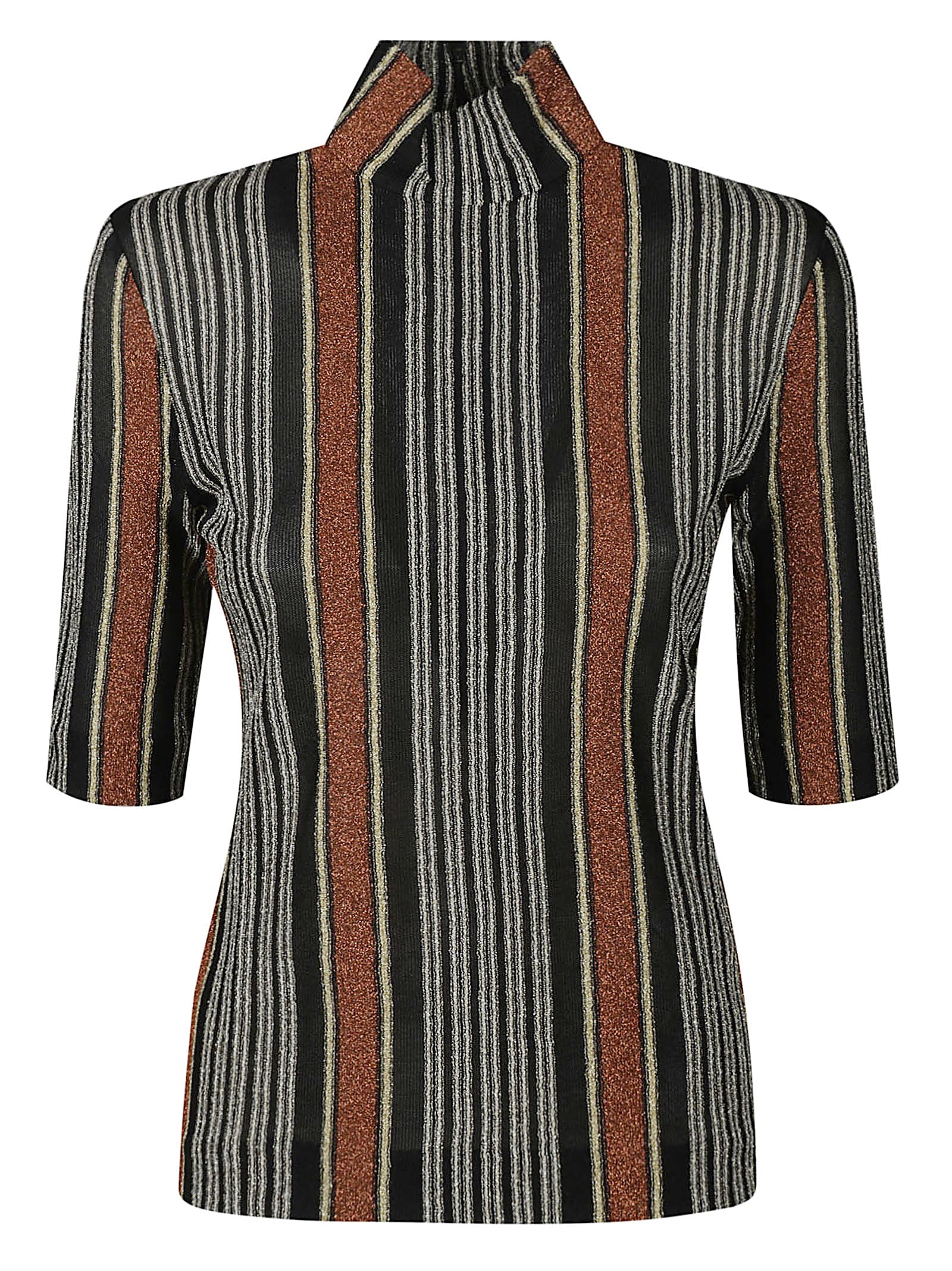 Striped Short-sleeve Jumper