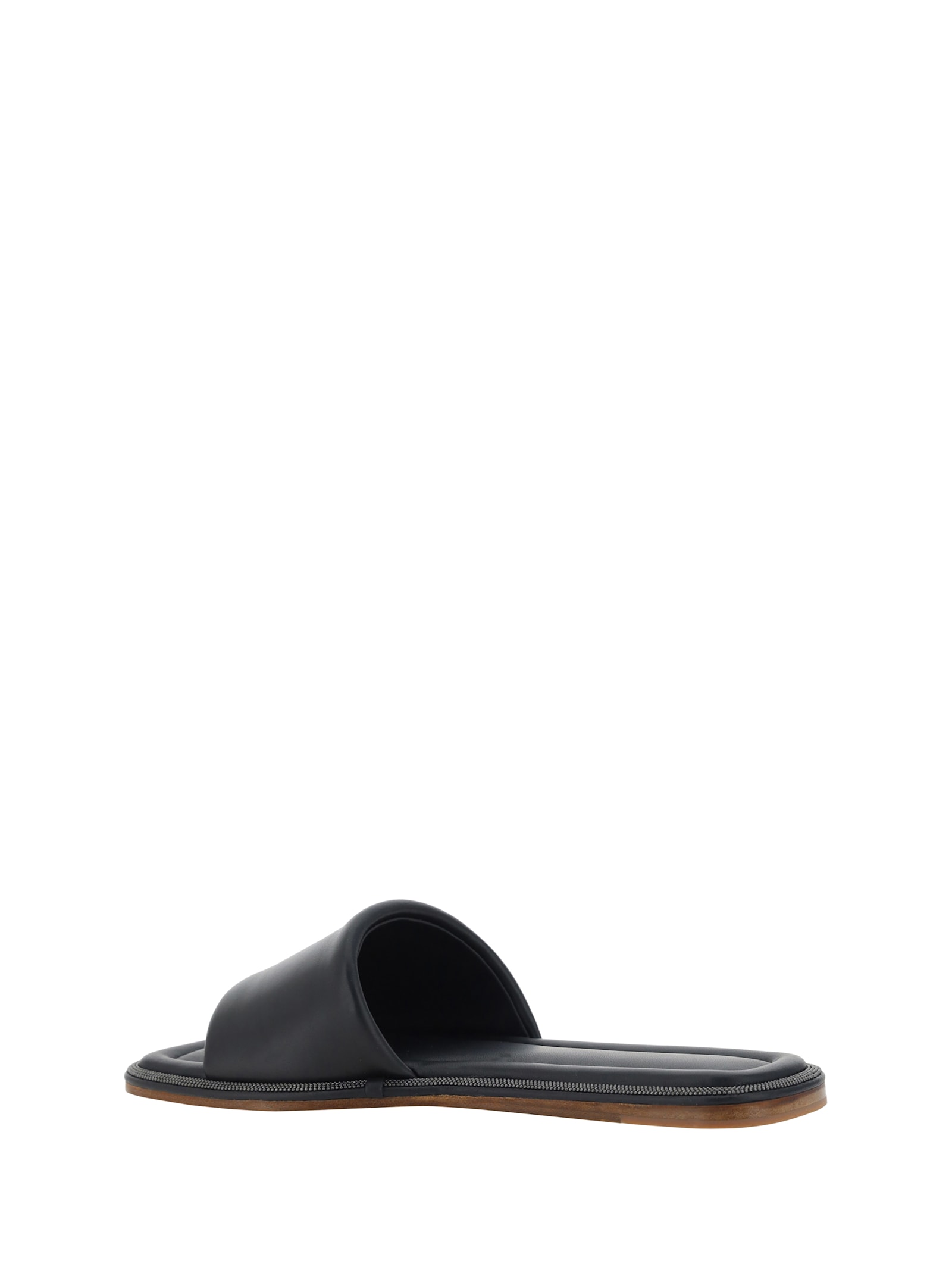 Shop Brunello Cucinelli Sandals In Nero